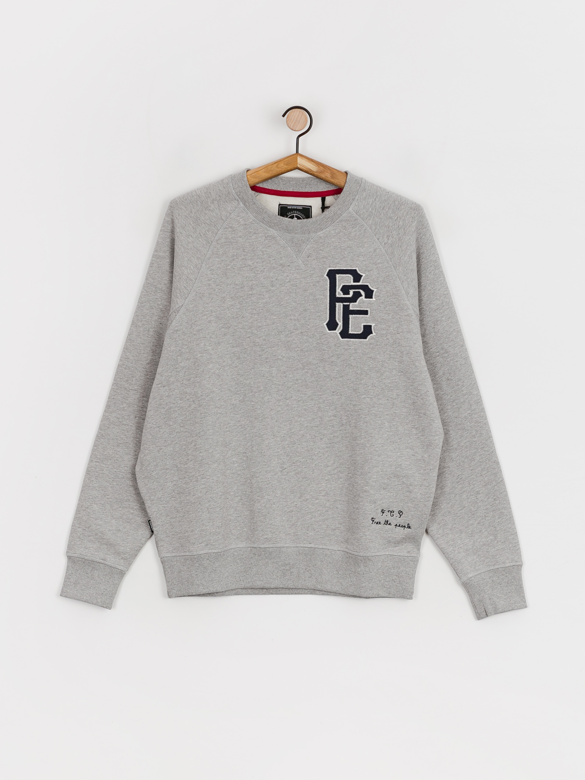Hanorac Element Pexe Crest Crew (grey heather)