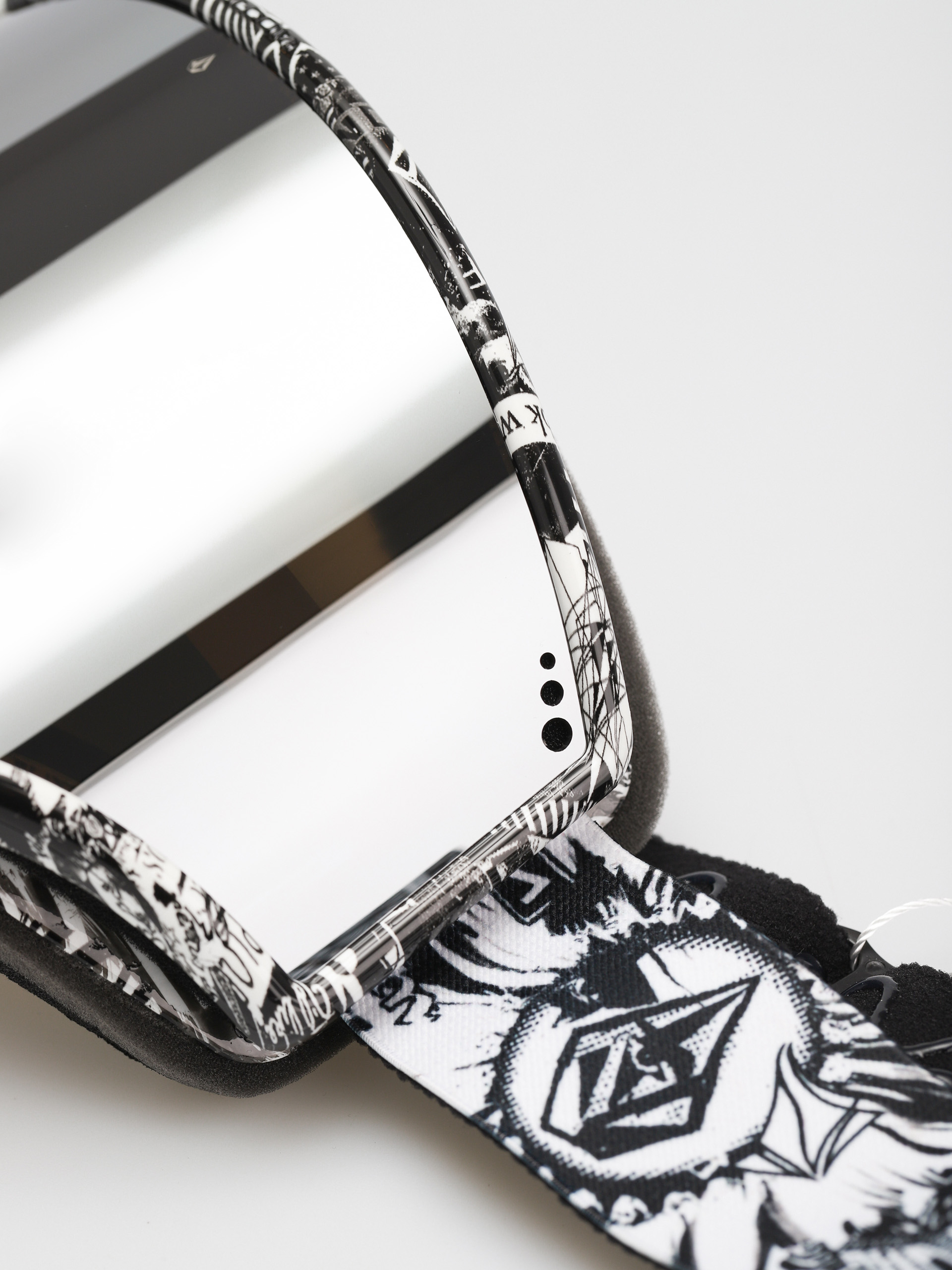 Ochelari pentru snowboard Volcom Yae (op art silver chrome)