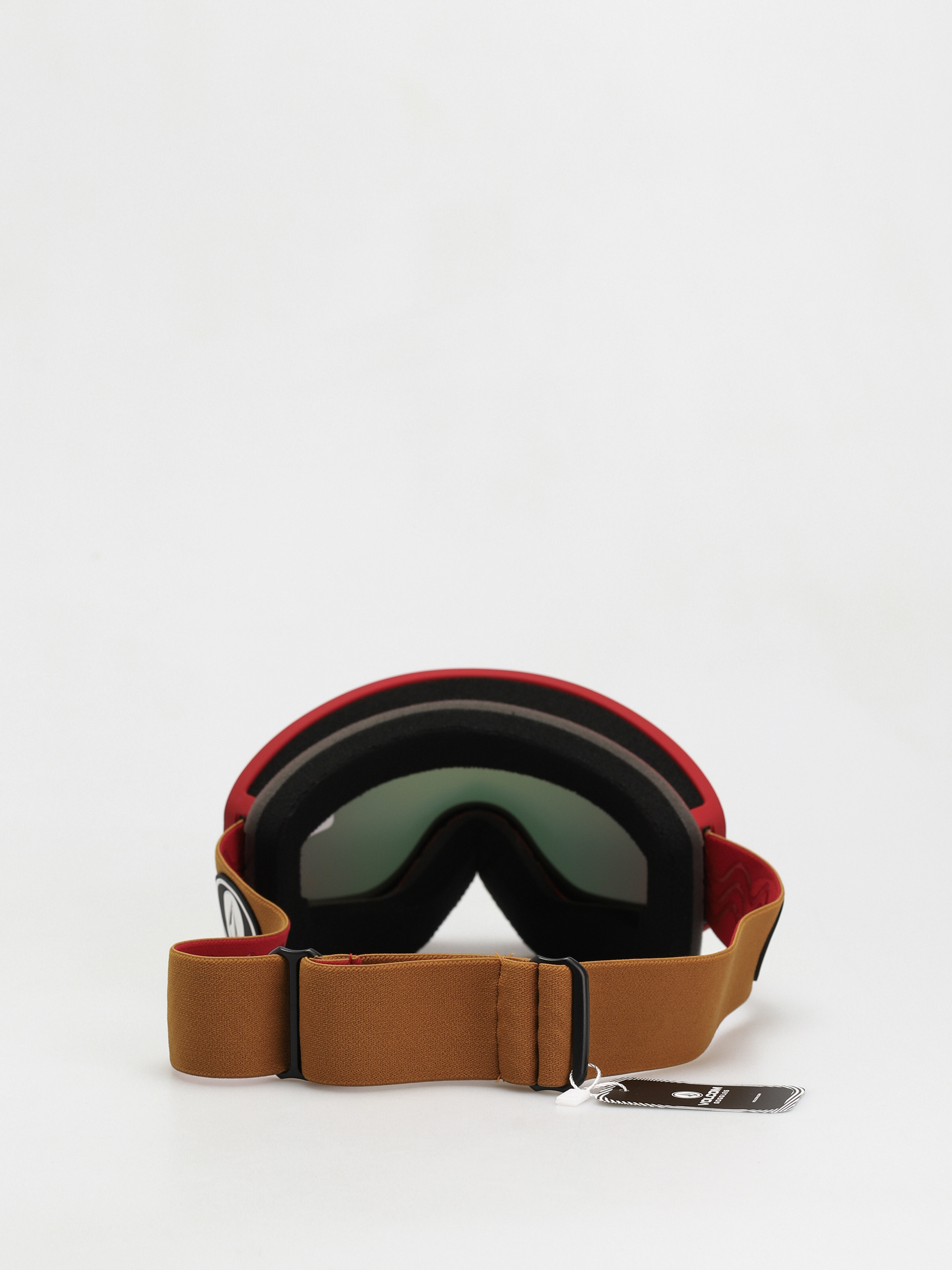 Ochelari pentru snowboard Volcom Footprints (red/charamel red chrome)