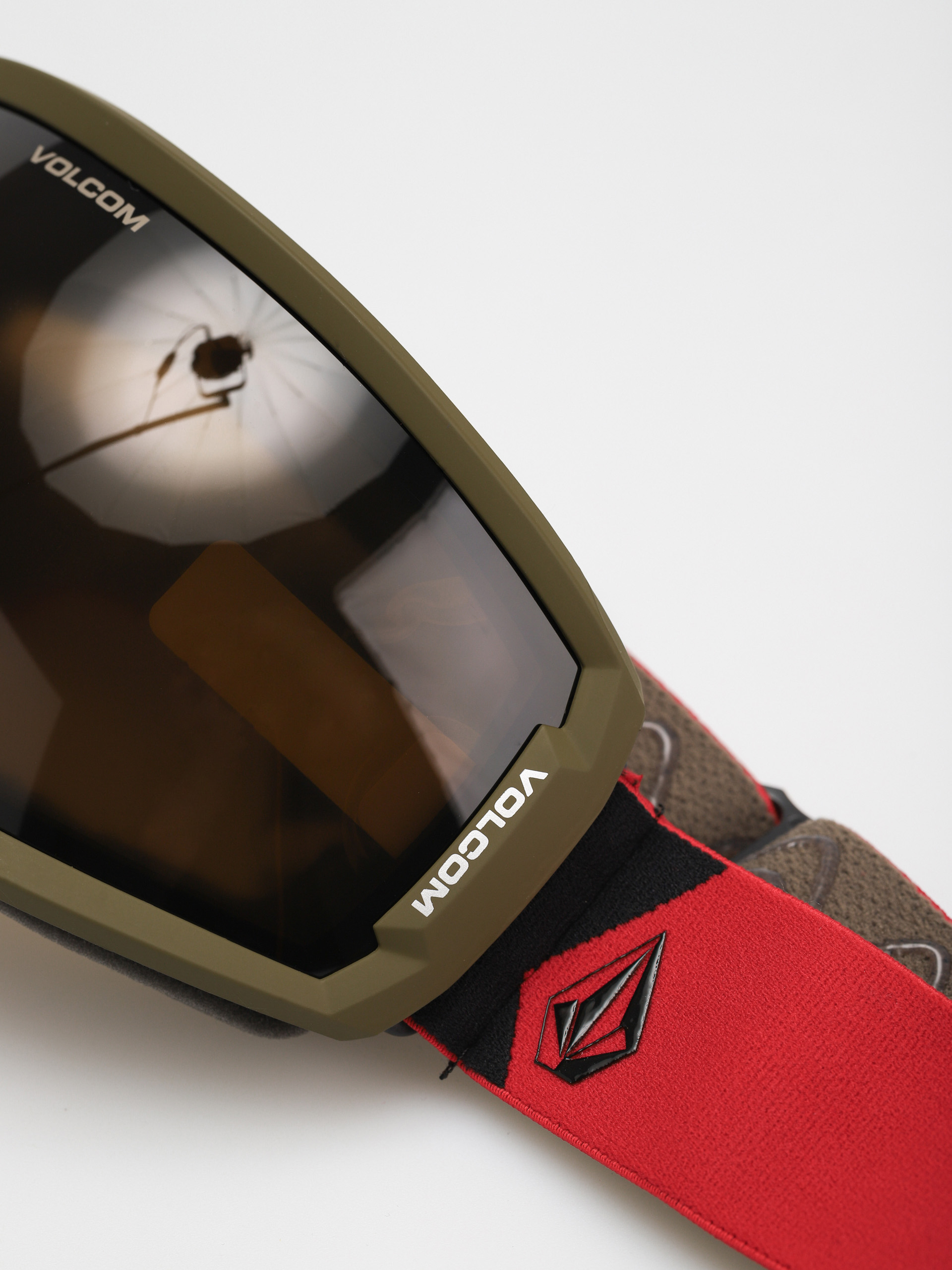 Ochelari pentru snowboard Volcom Migrations (charamel/red bronze)