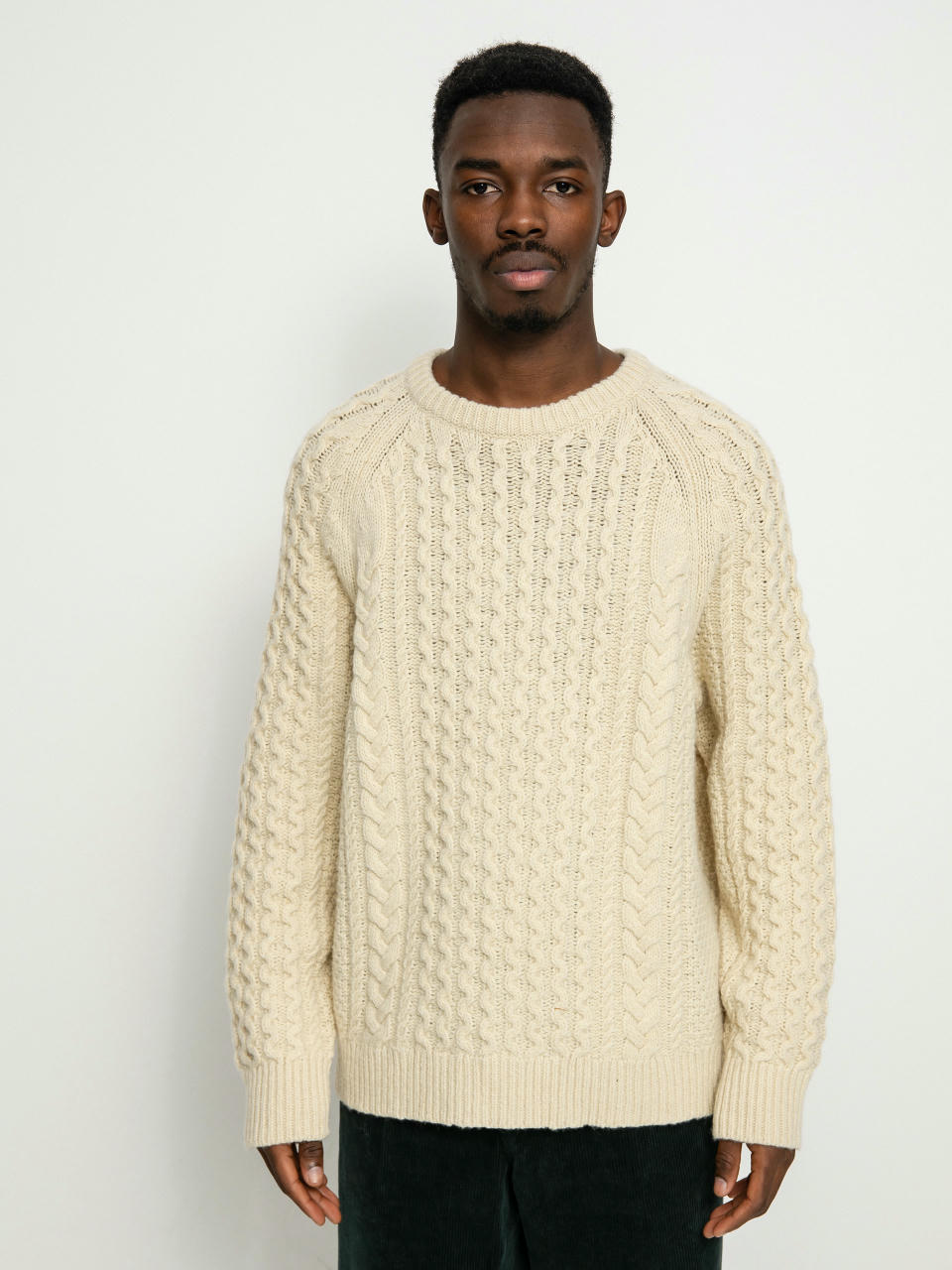 Pulover Patagonia Recycled Wool Cable Knit (natural)