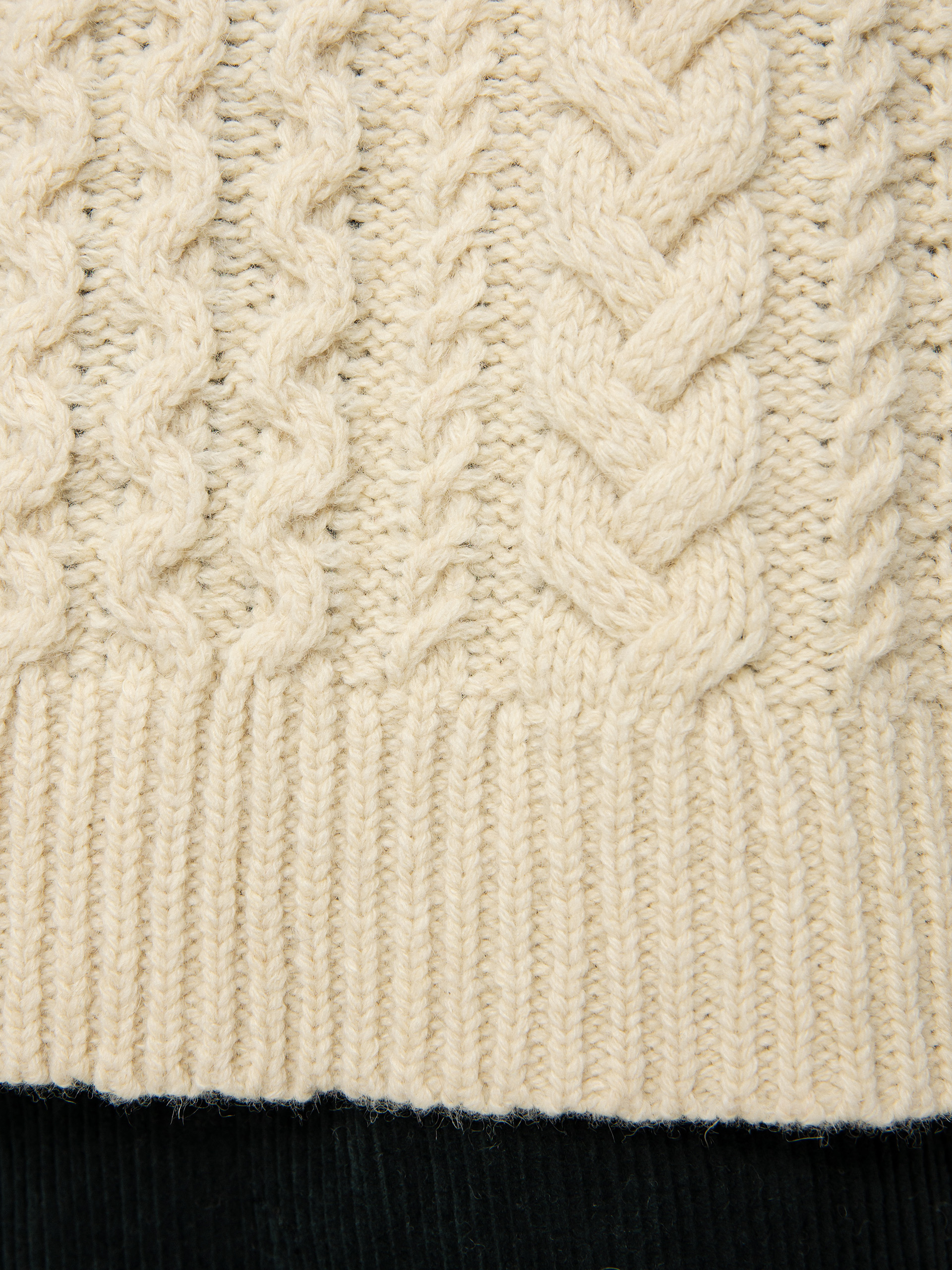 Pulover Patagonia Recycled Wool Cable Knit (natural)