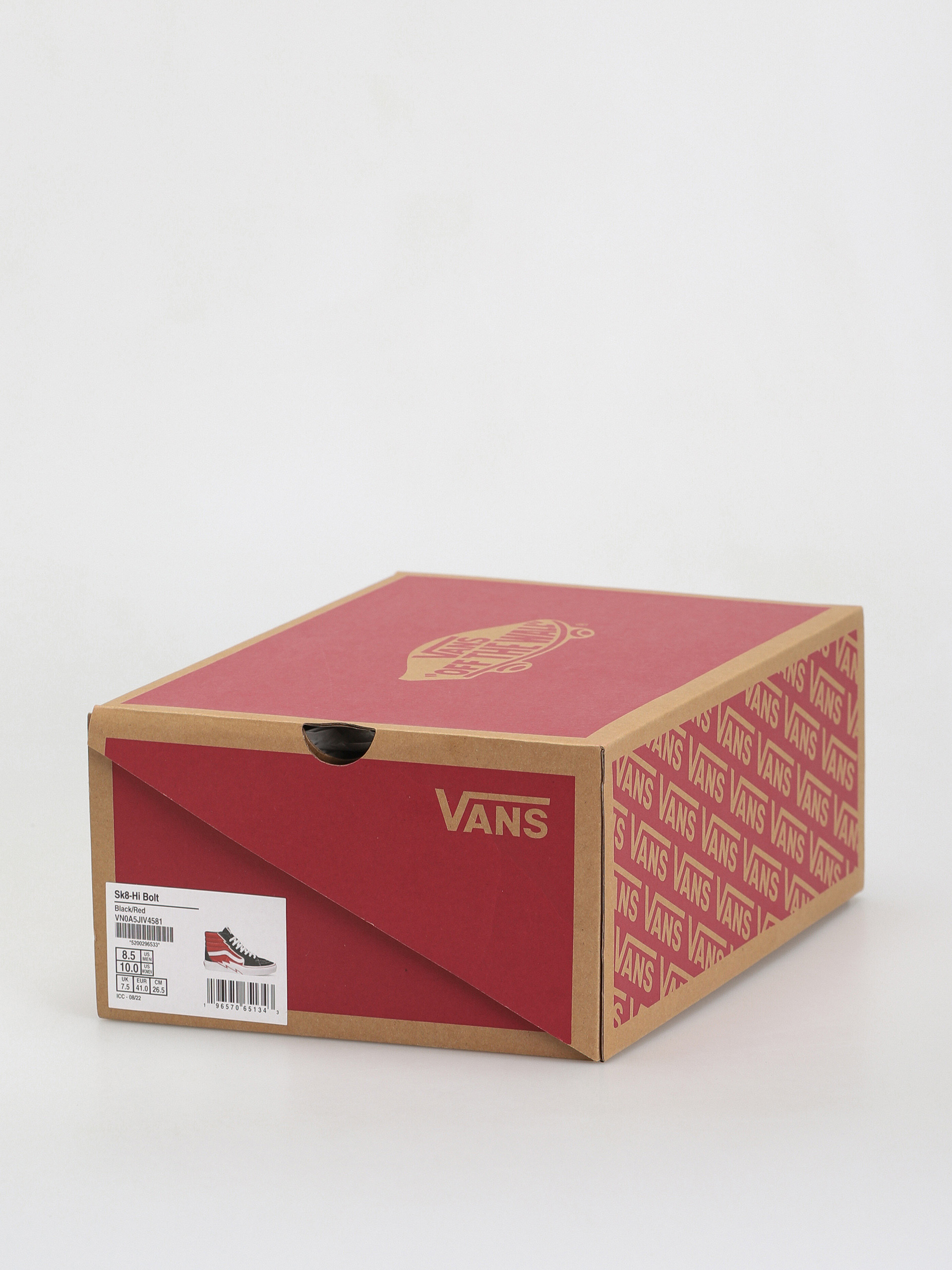 Pantofi Vans Sk8 Hi Bolt (black/red)