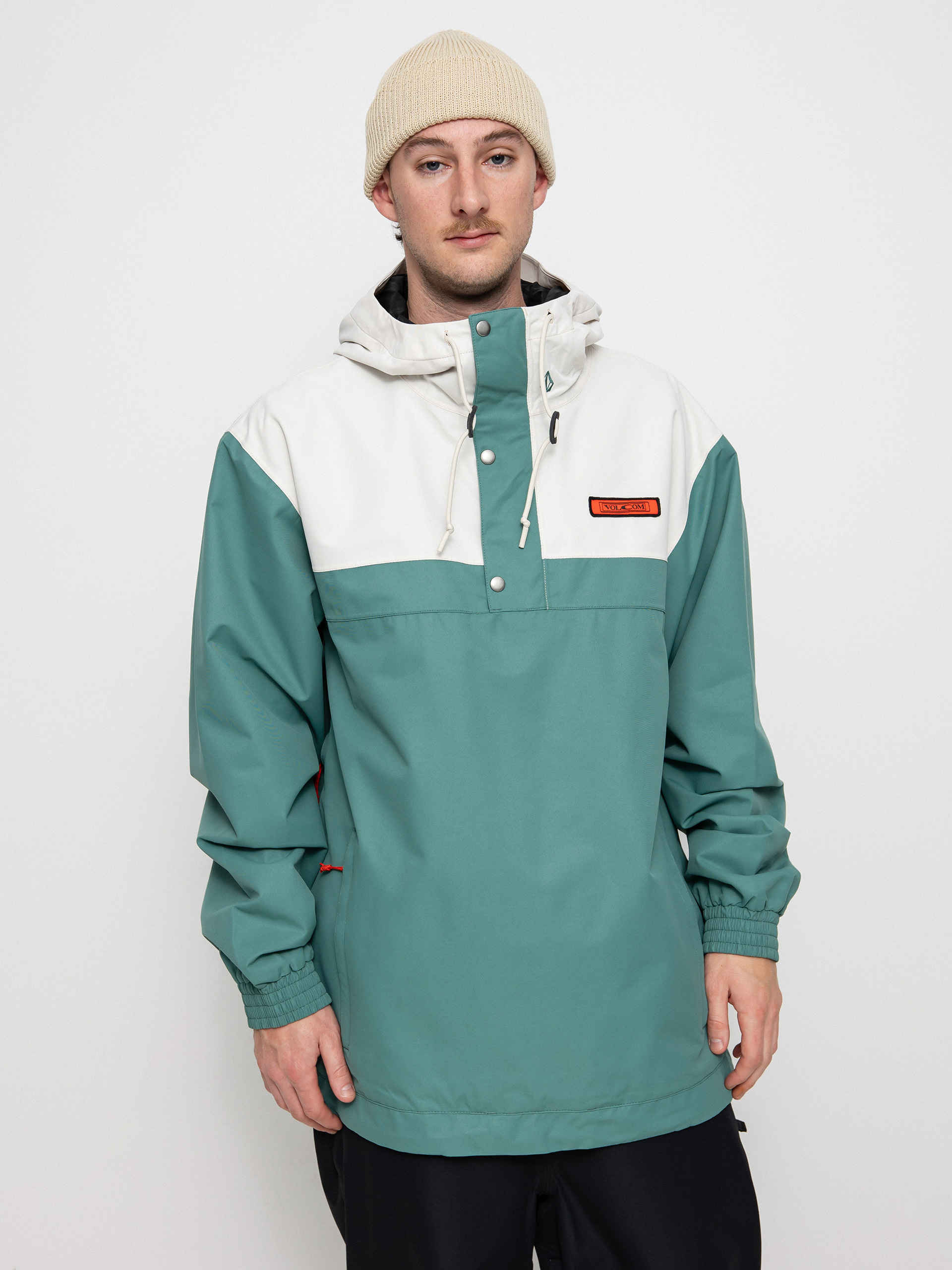 Pentru bărbați Geacă de snowboard Volcom Longo Pullover (sage)