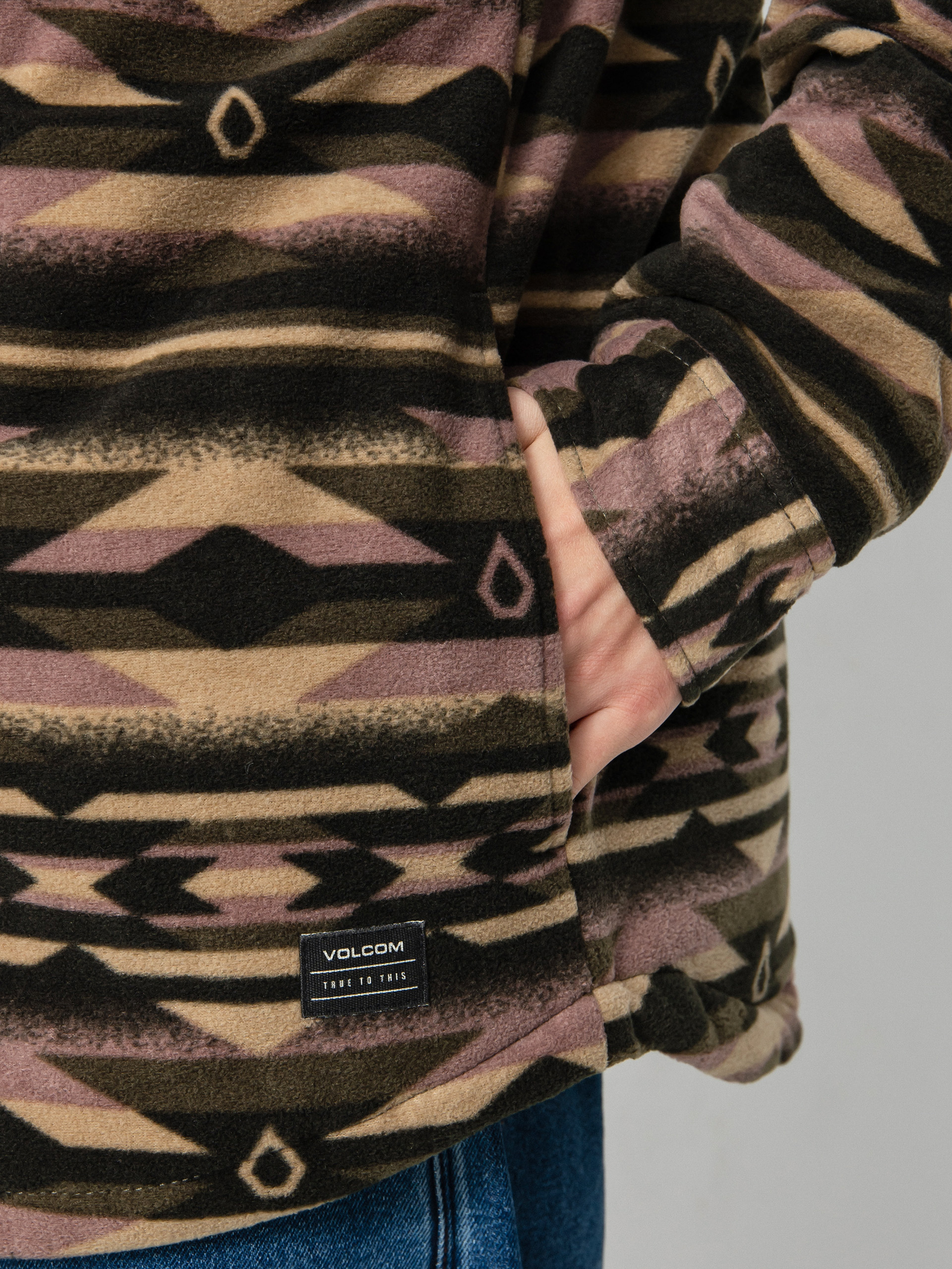 Cămașă Volcom Bowered Fleece Ls (military)