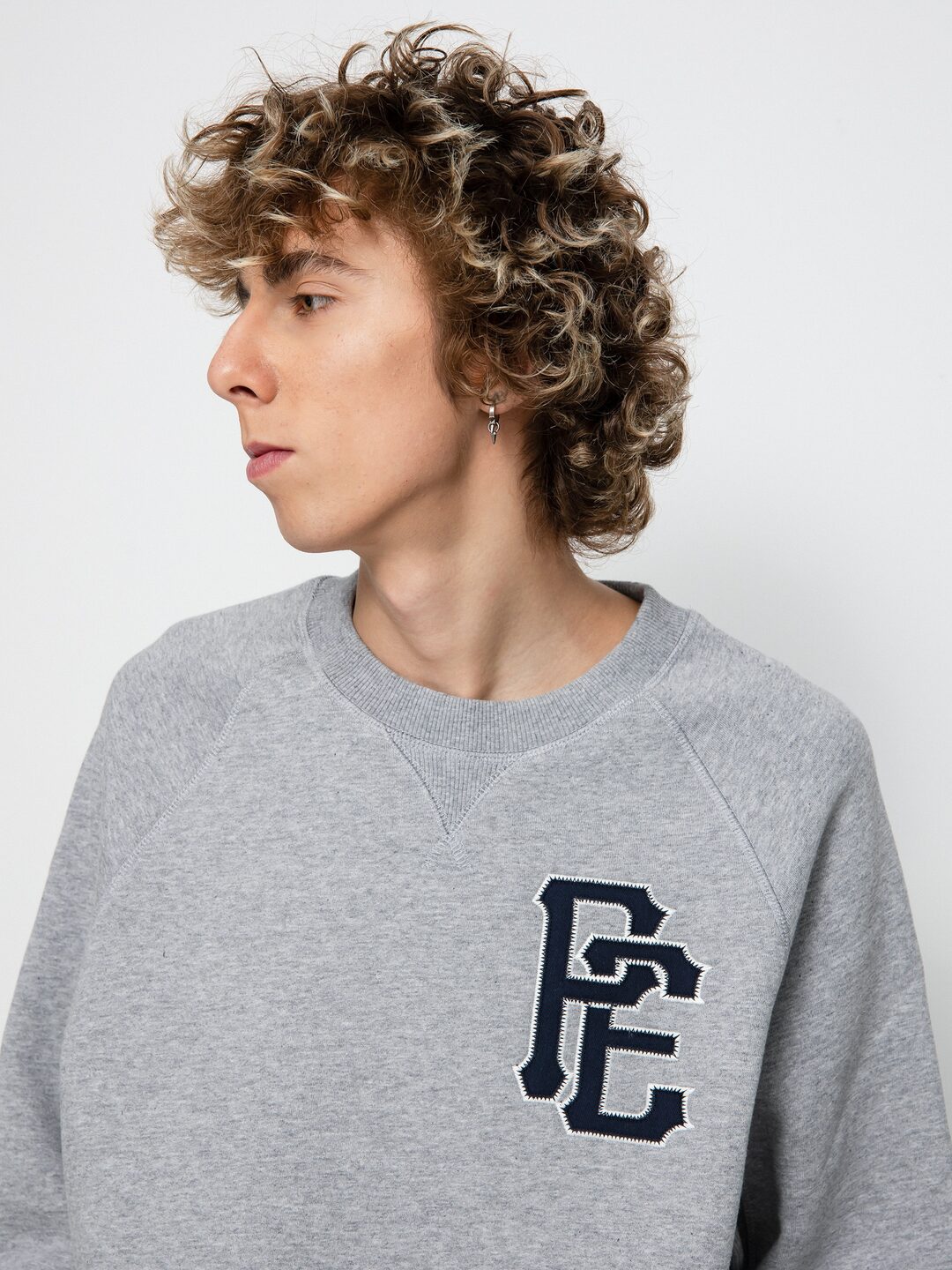 Hanorac Element Pexe Crest Crew (grey heather)