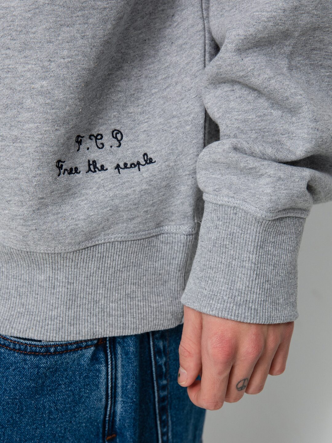 Hanorac Element Pexe Crest Crew (grey heather)