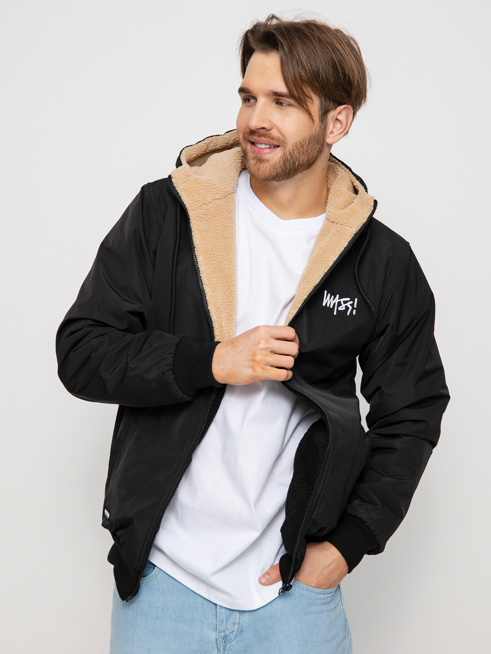 Geacă MassDnm Result (black/beige)