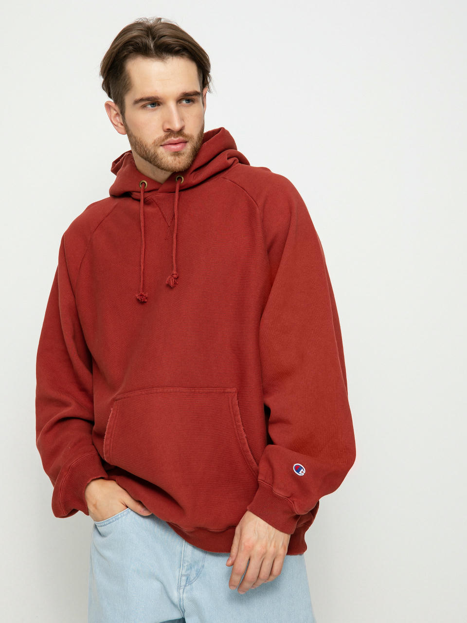 Hanorac cu glugă Champion Hooded Sweatshirt 217979 HD (fdb)