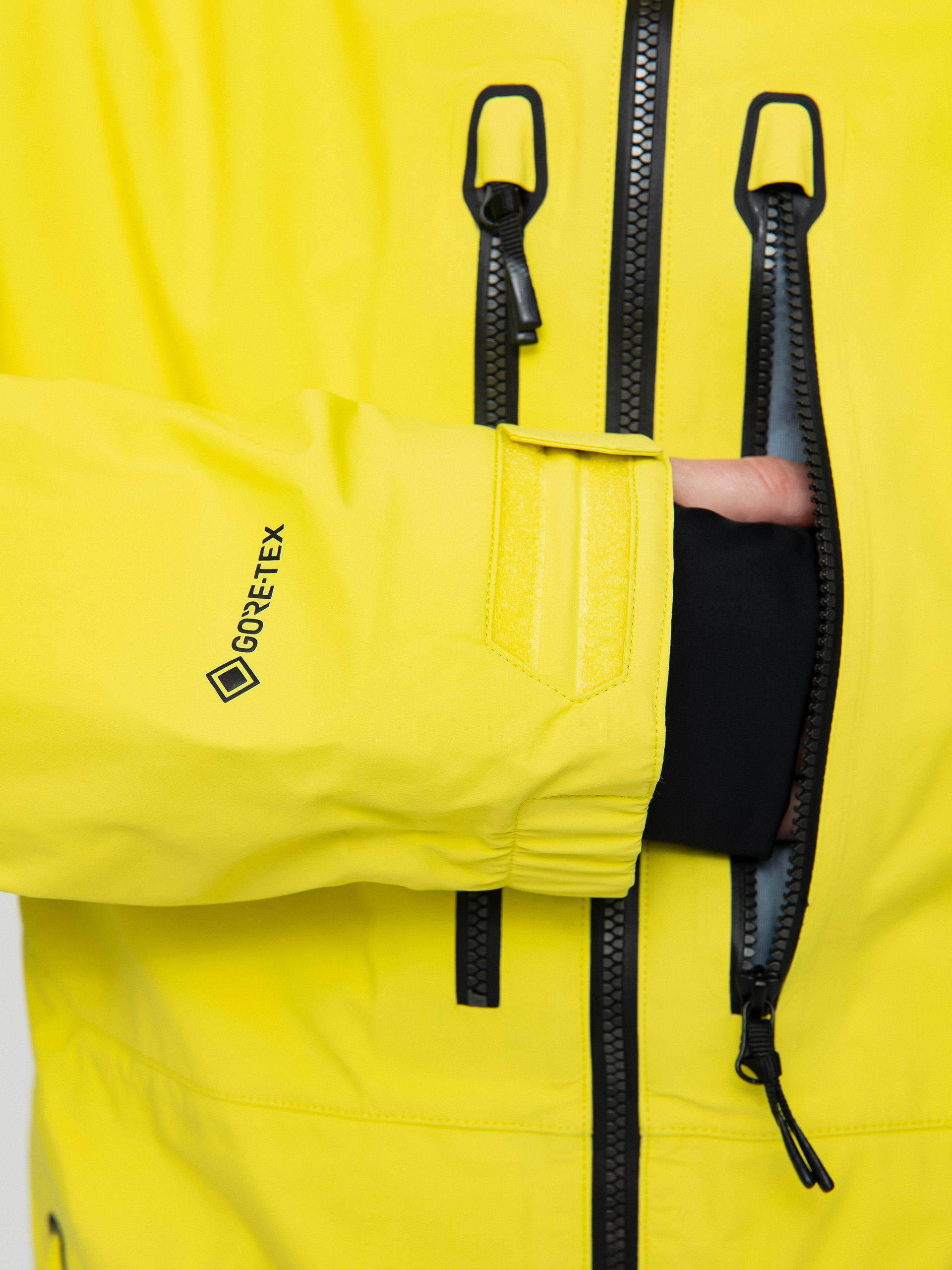 Pentru bărbați Geacă de snowboard Volcom Guide Gore Tex (citron)