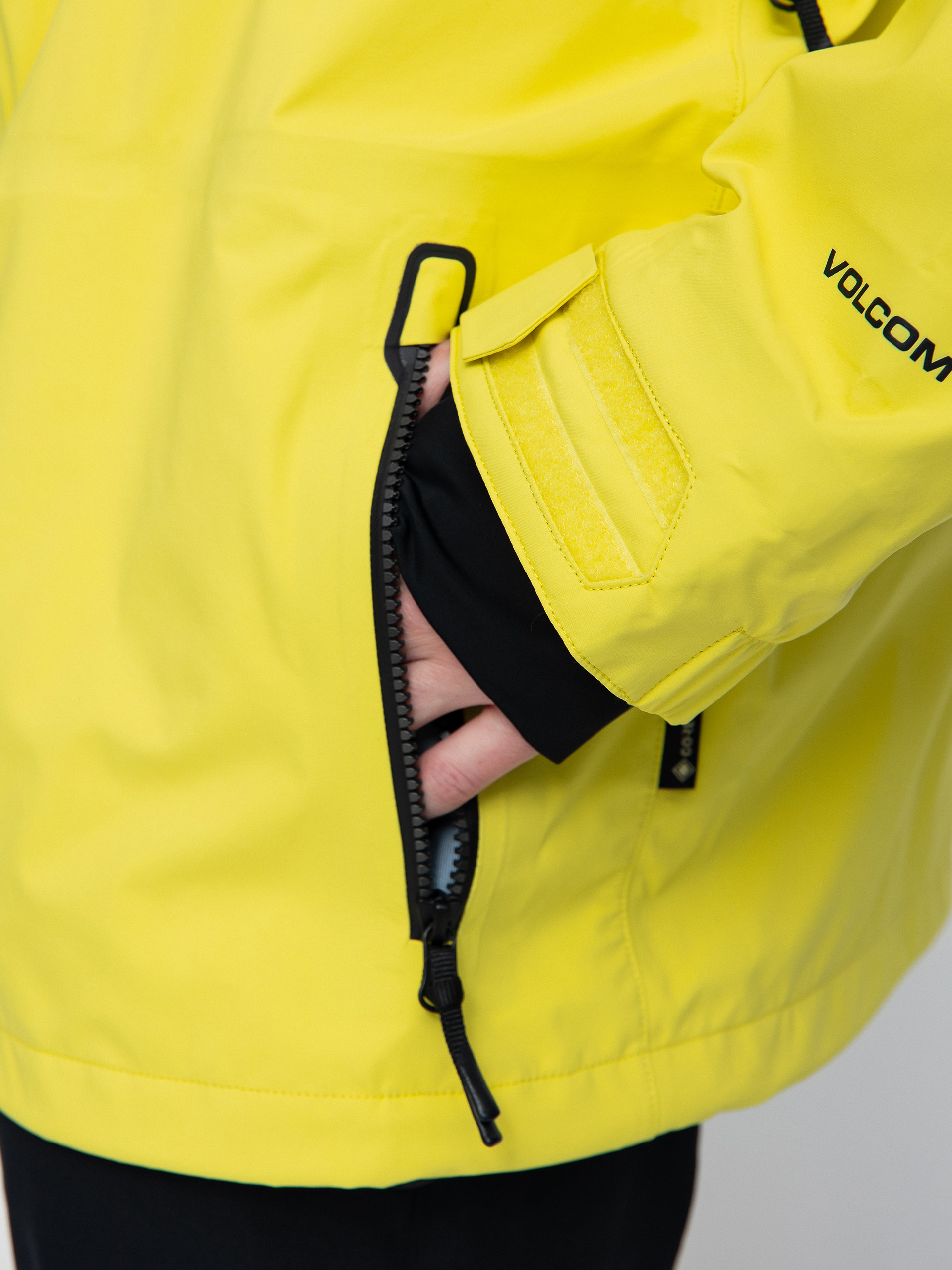 Pentru bărbați Geacă de snowboard Volcom Guide Gore Tex (citron)