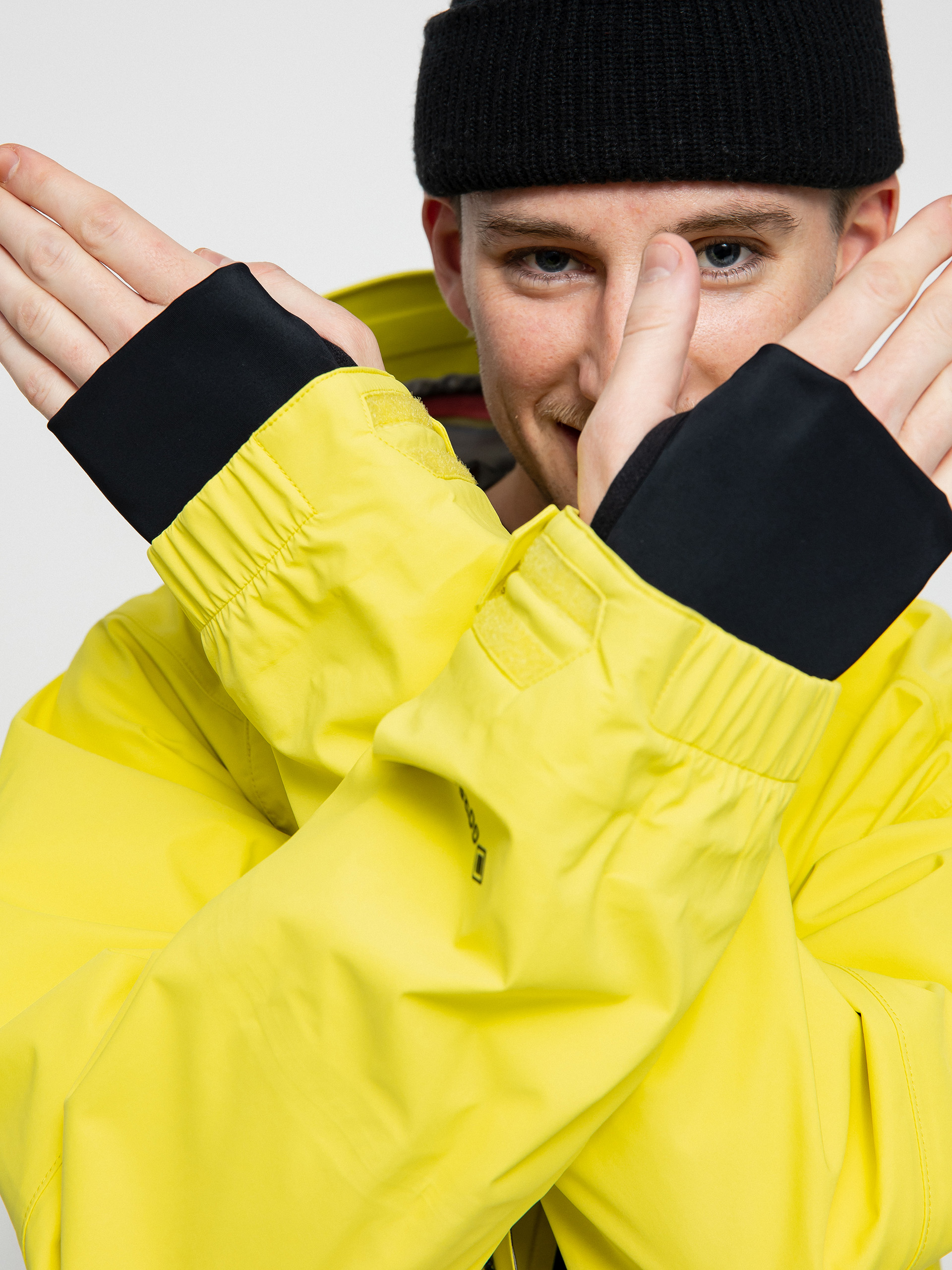 Pentru bărbați Geacă de snowboard Volcom Guide Gore Tex (citron)