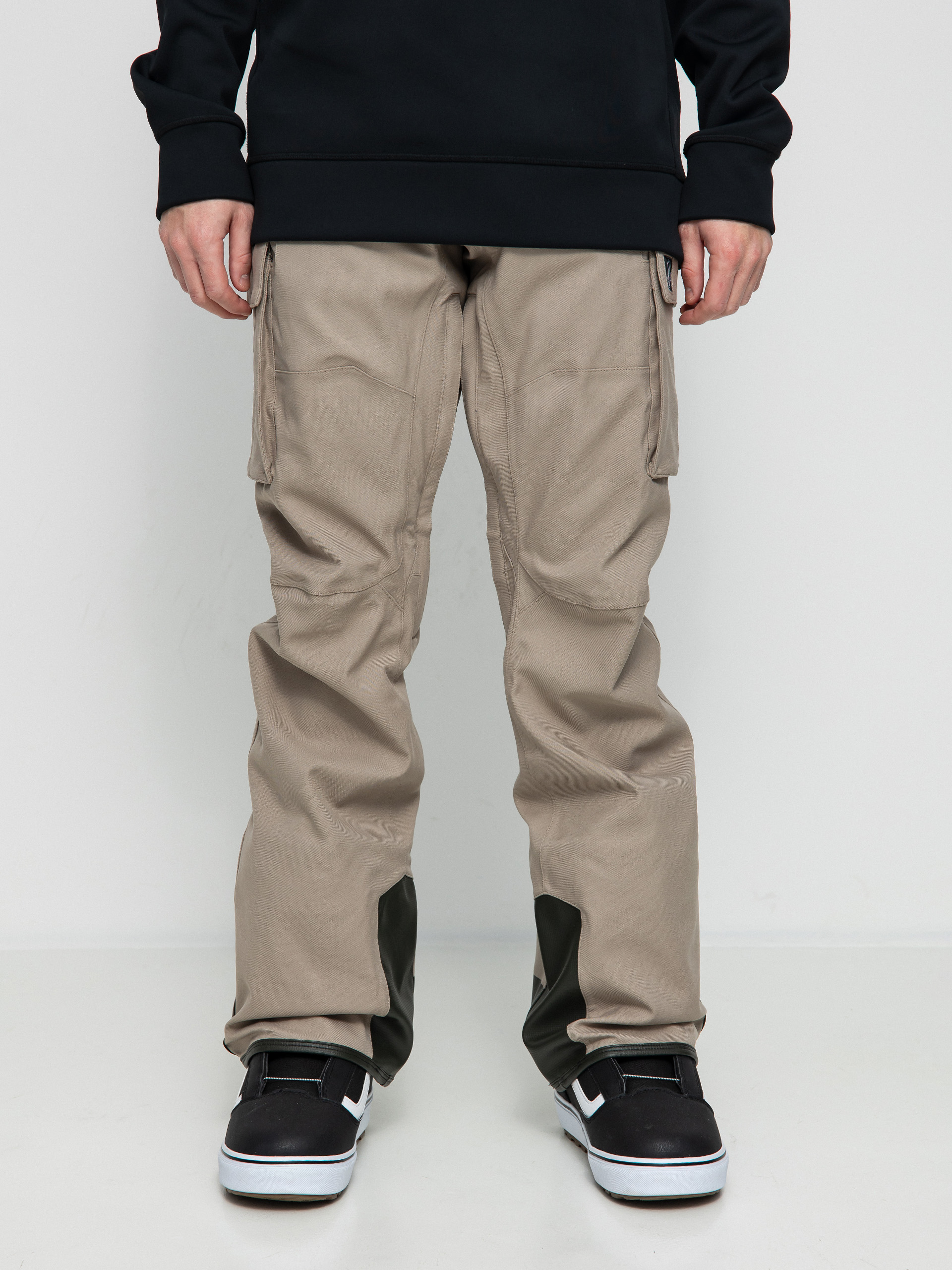 Pentru bărbați Pantaloni pentru snowboard Volcom New Articulated (dark khaki)