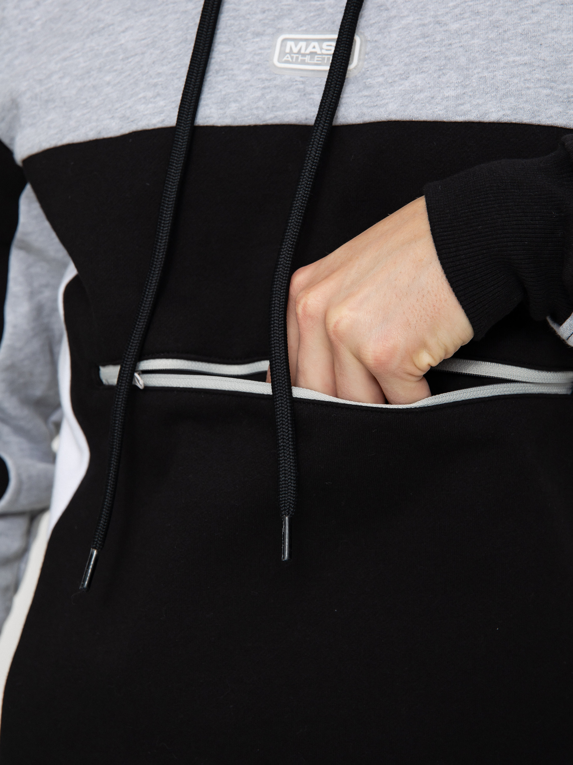 Hanorac cu glugă MassDnm Yukon HD (heather grey)