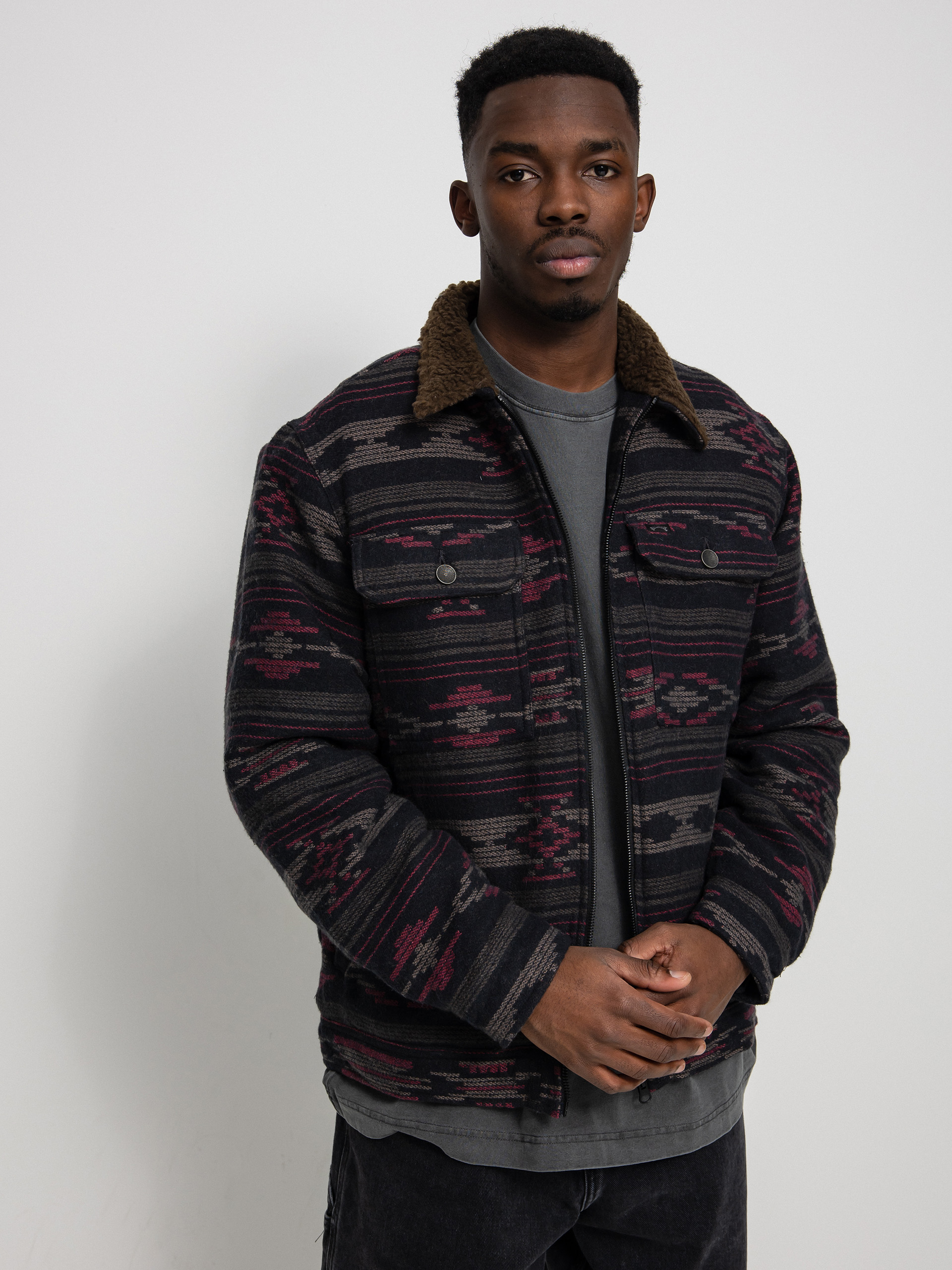 Geacă Billabong Barlow Sherpa Cord (navy)
