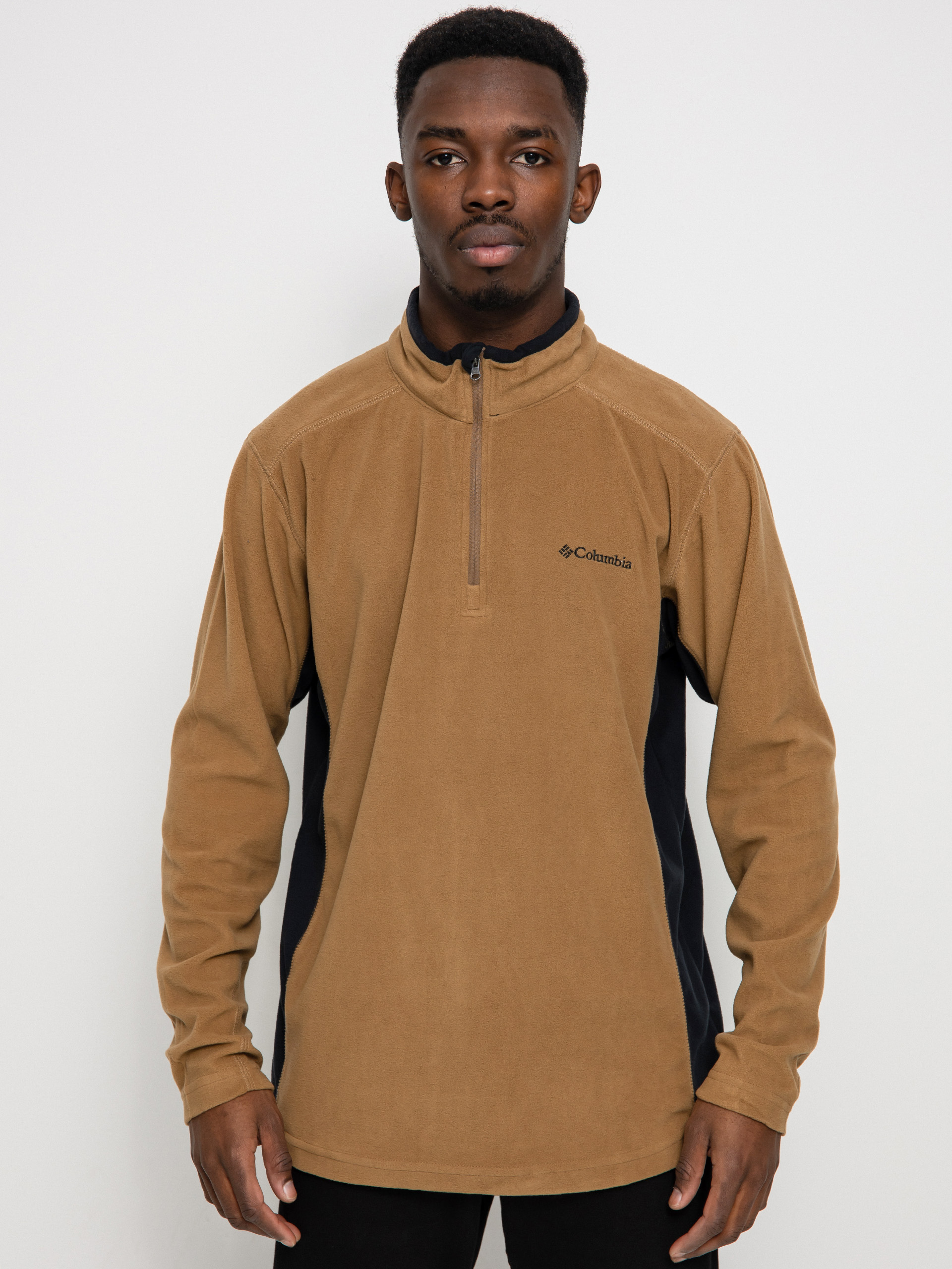 Hanorac din fleece Columbia Klamath Range II Half Zip (delta black)