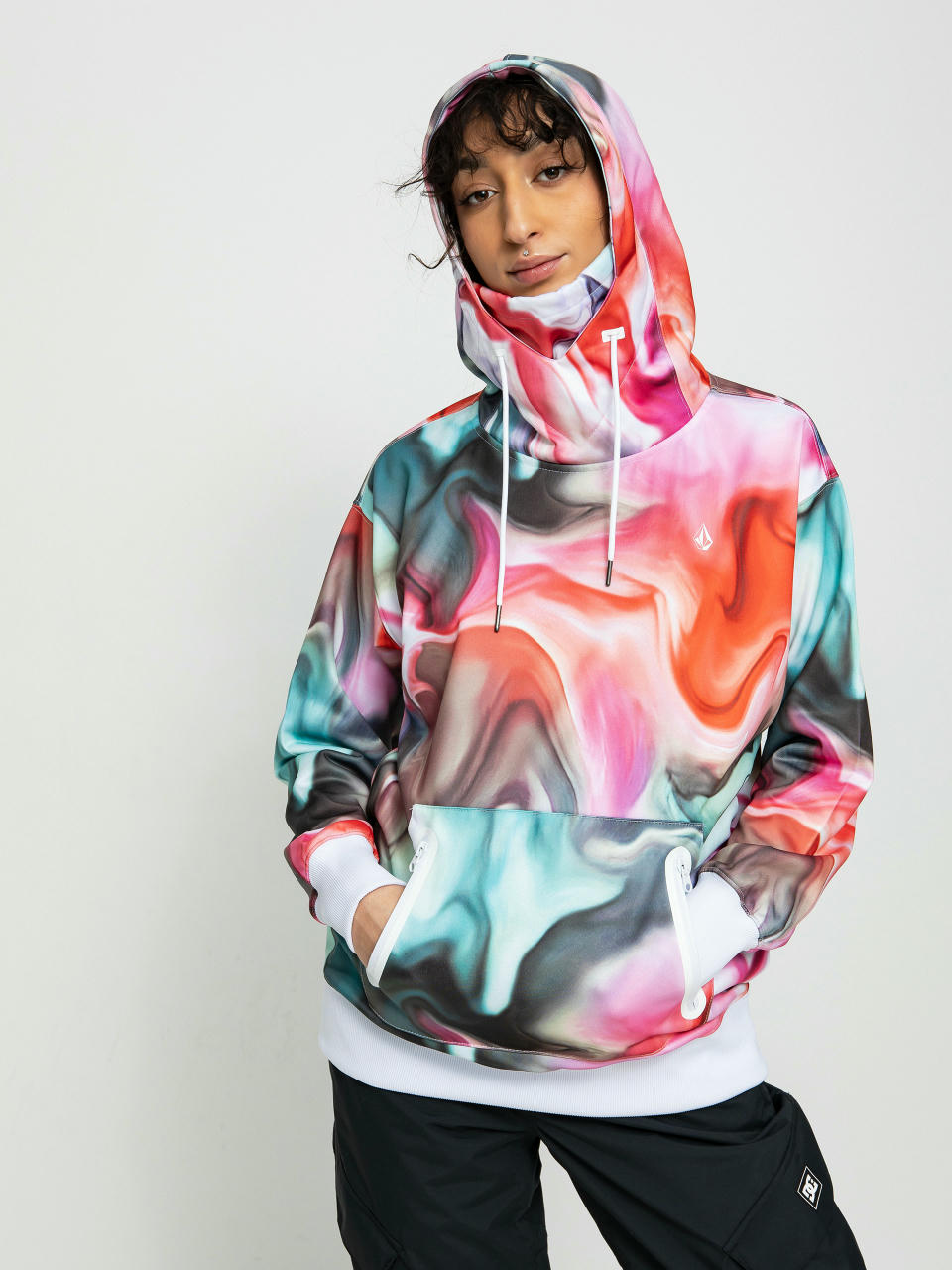 Pentru femei Hanorac termic Volcom Spring Shred HD (nebula print)