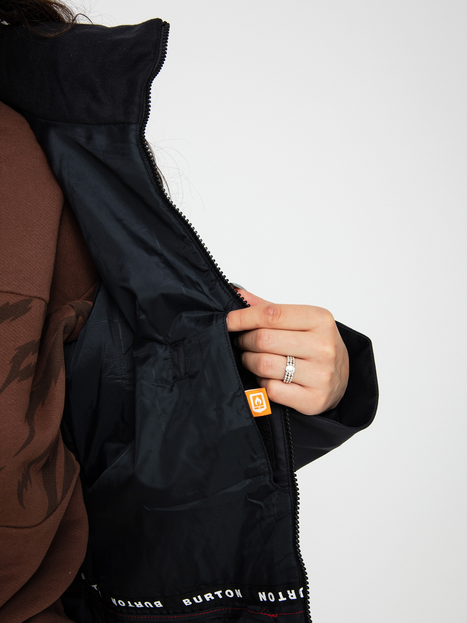 Pentru femei Geacă de snowboard Burton Lelah (true black)