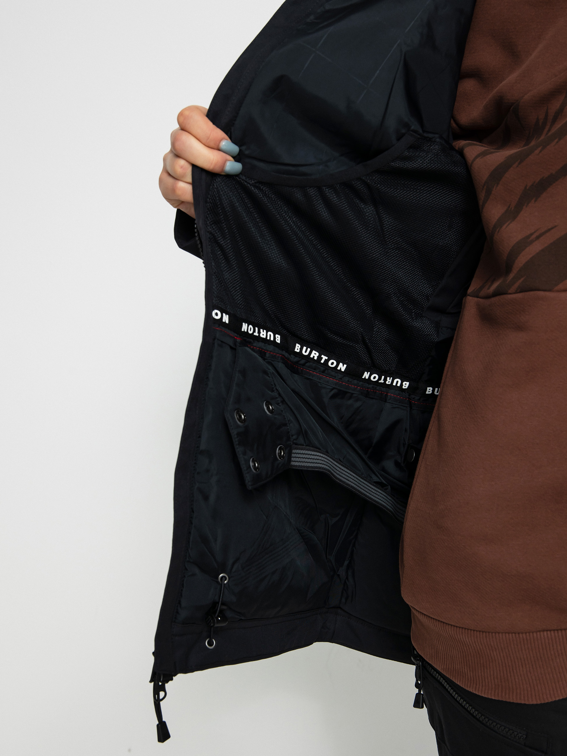 Pentru femei Geacă de snowboard Burton Lelah (true black)