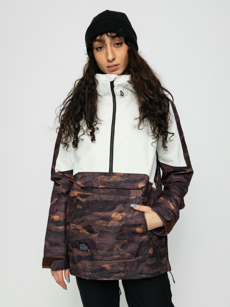 Pentru femei Geacă de snowboard Volcom Mirror Pullover (dusk camo)