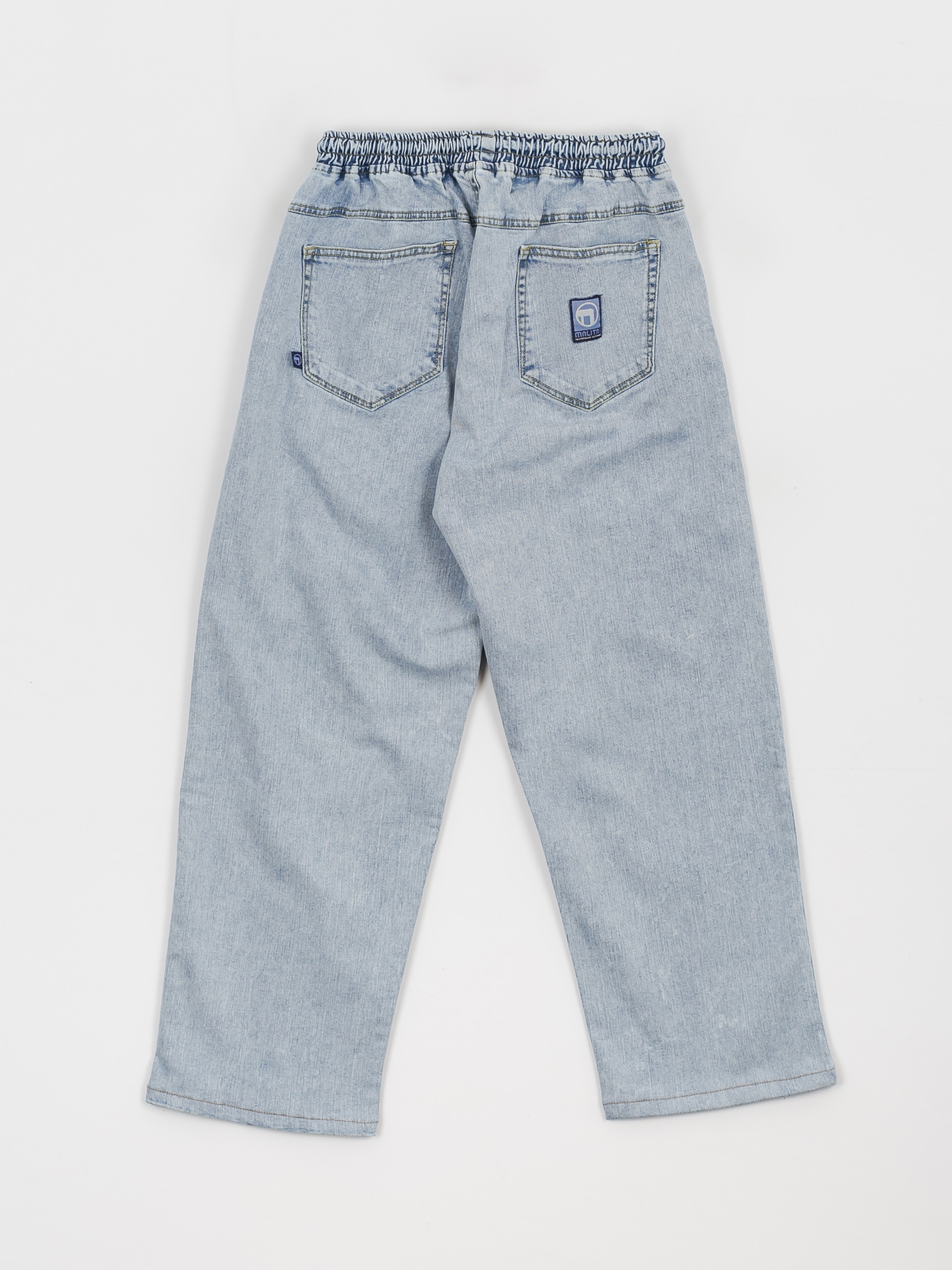 Pantaloni Malita Jeans Log Sl (elastic blue)