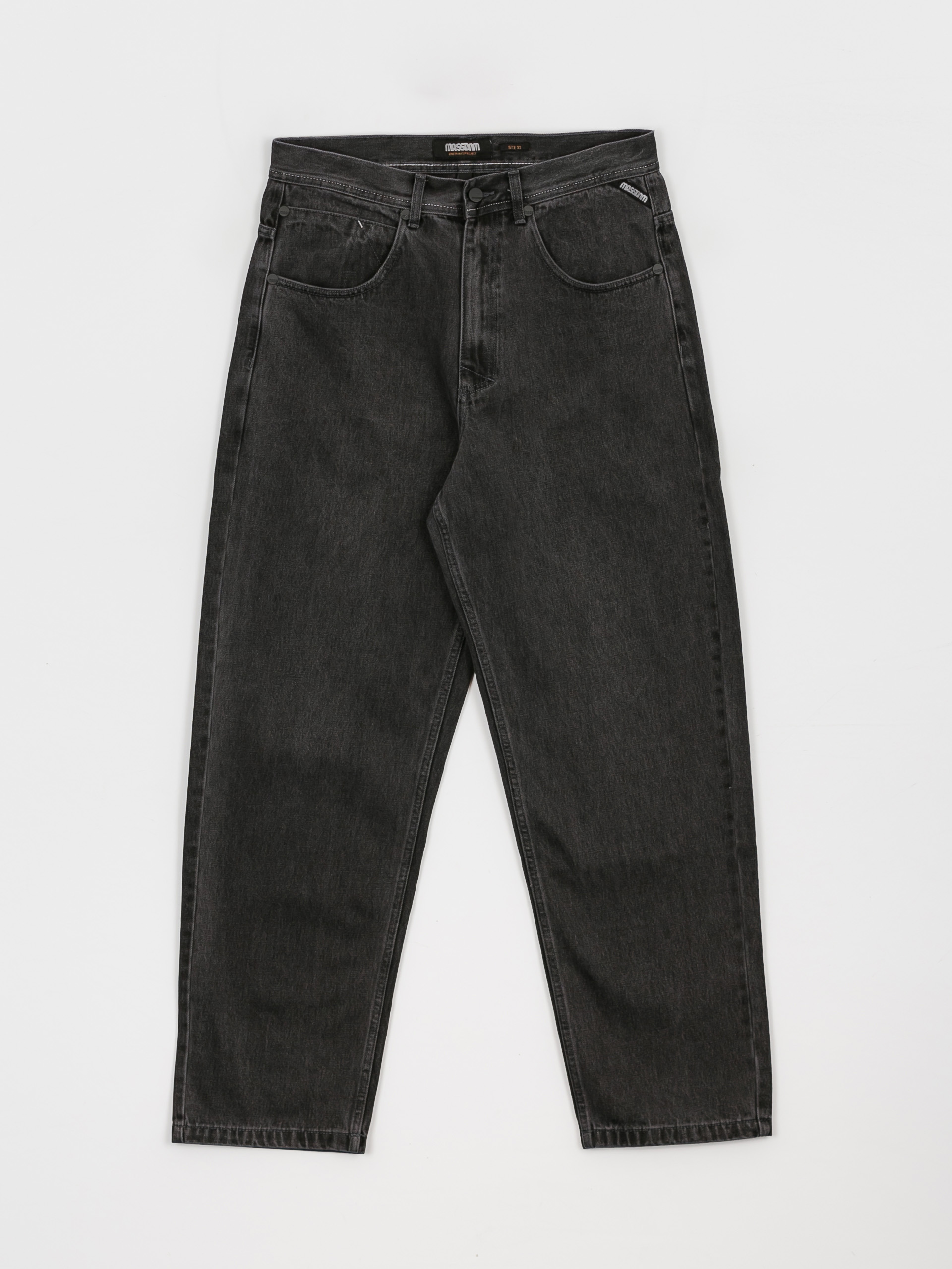 Pantaloni MassDnm Craft Jeans Baggy Fit (black washed)