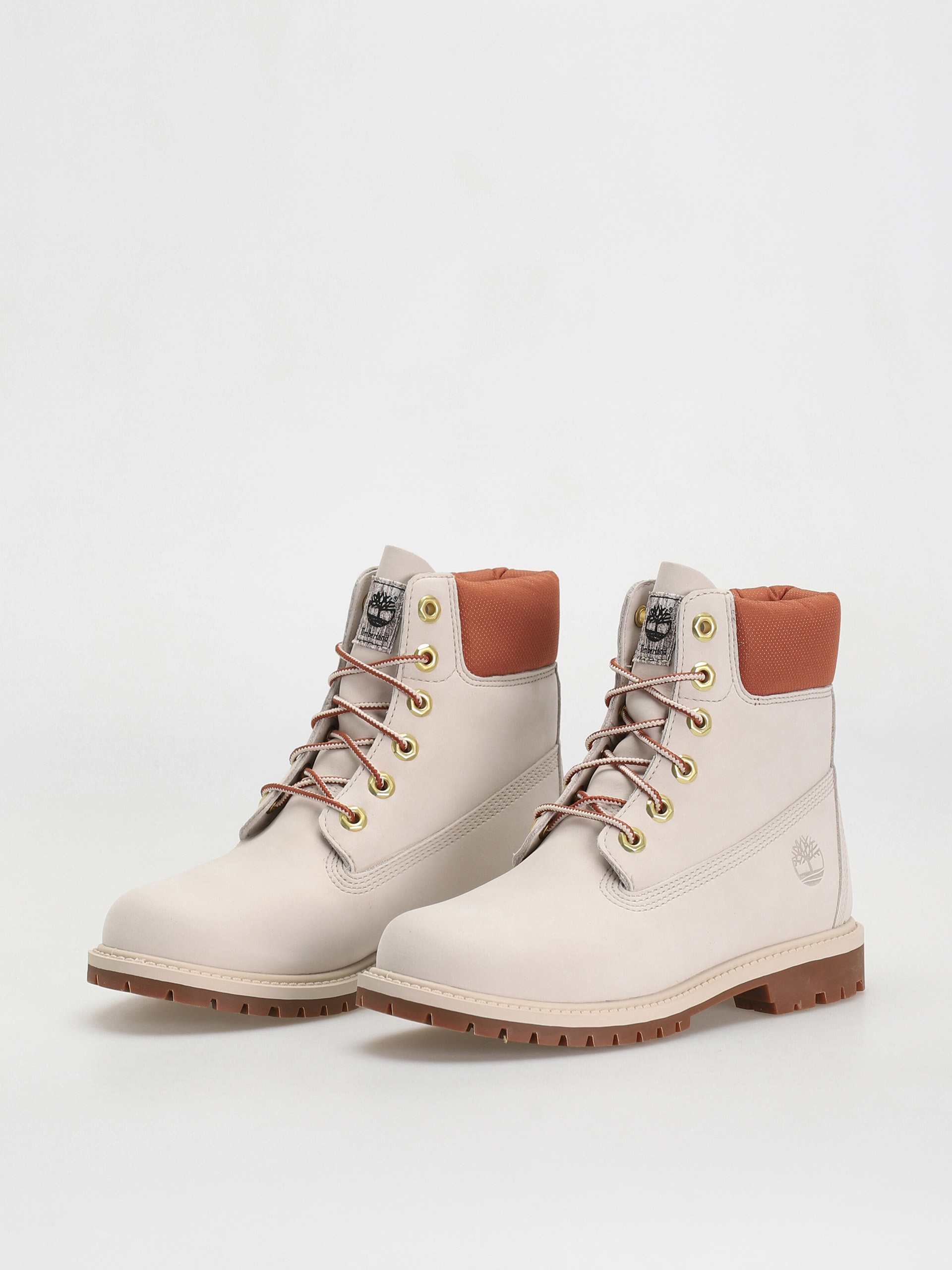 Pantofi Timberland 6In Hert Bt Cupsole Wmn (white nubuck)