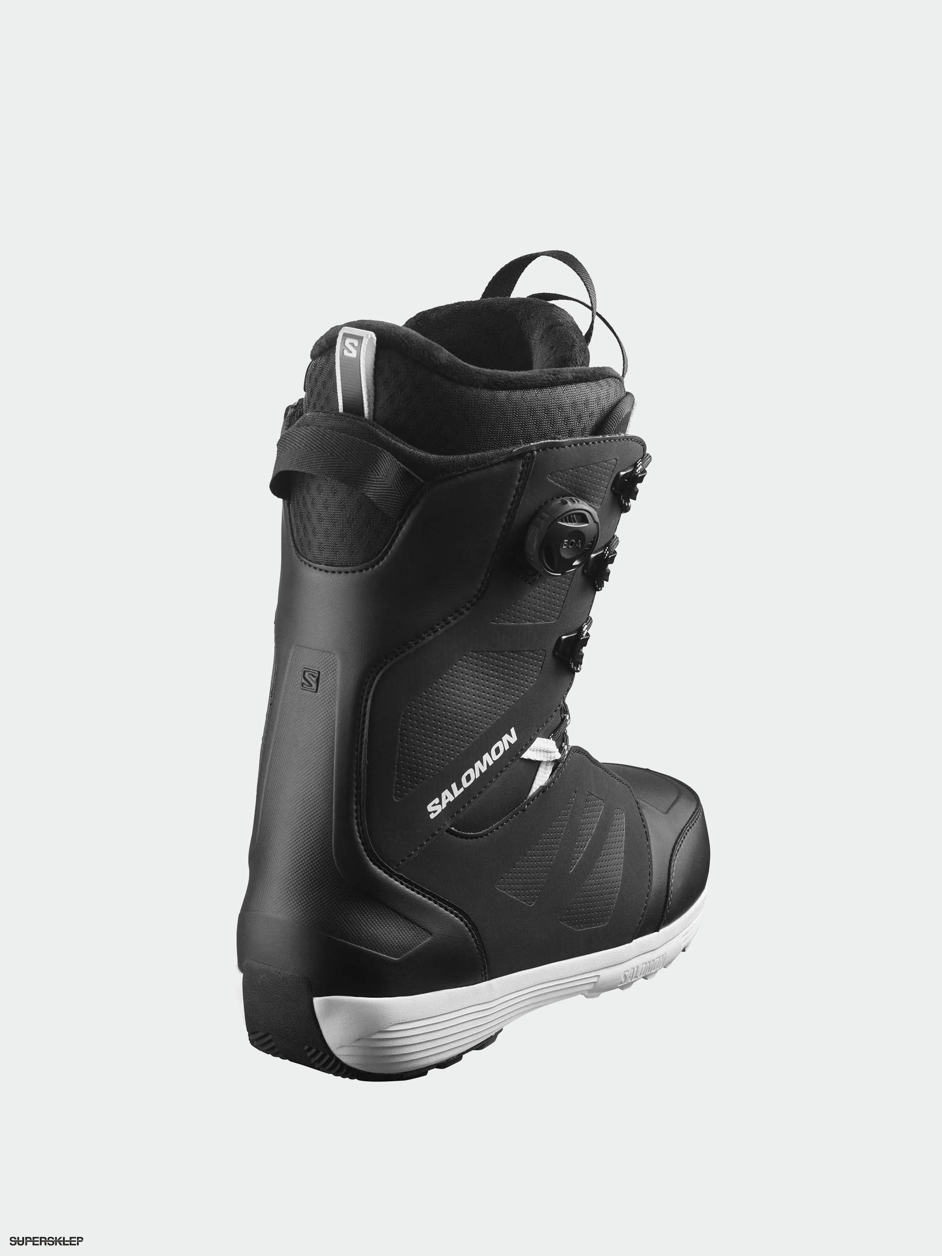 Pentru b rba i nc l minte pentru snowboard Salomon Launch Lace Sj Boa black black white