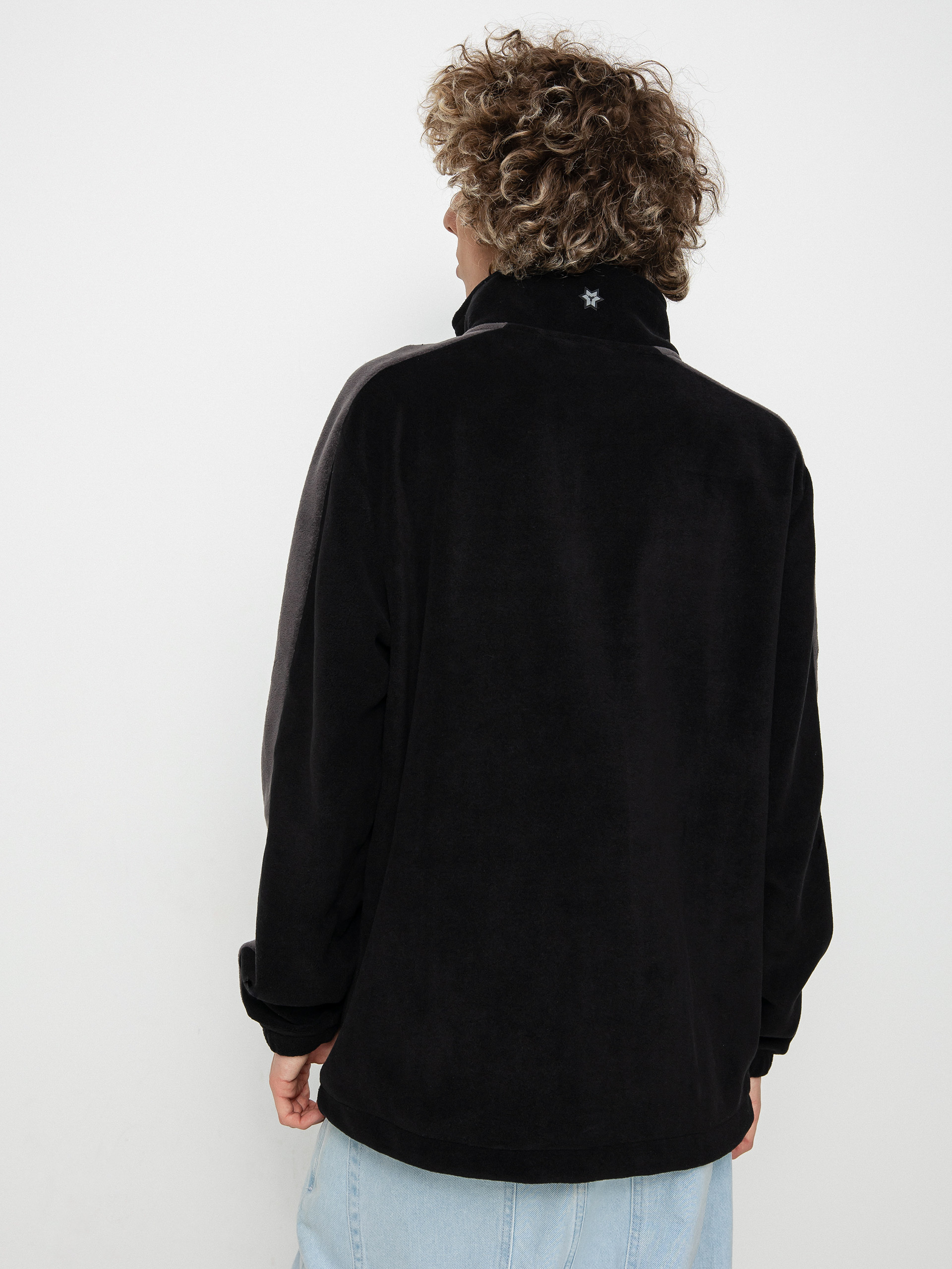 Pentru bărbați Hanorac din fleece Method Fast Times 1/4 Zip (black/dark grey)