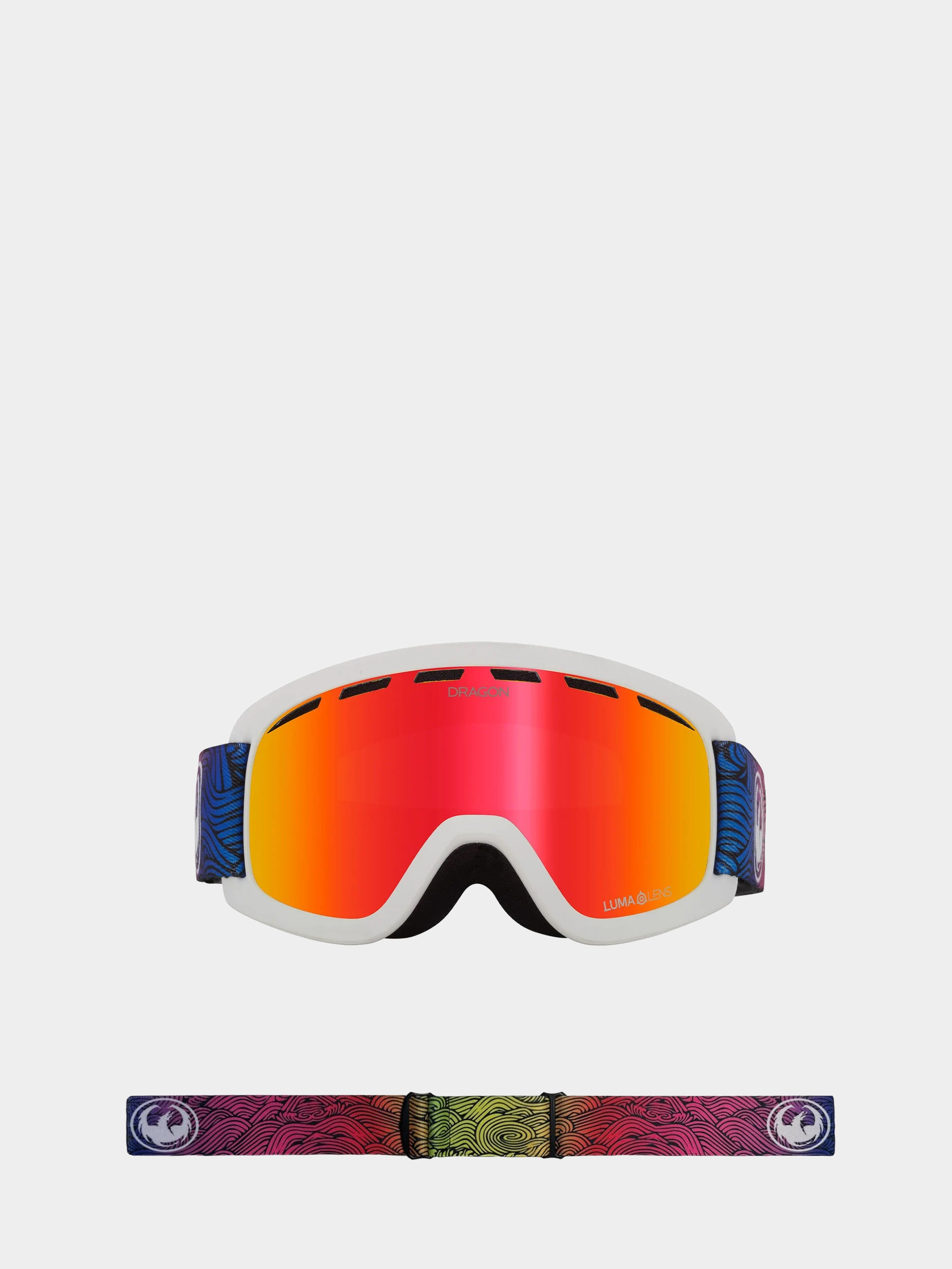 Ochelari pentru snowboard Dragon LIL D (curly/lumalens red ion)