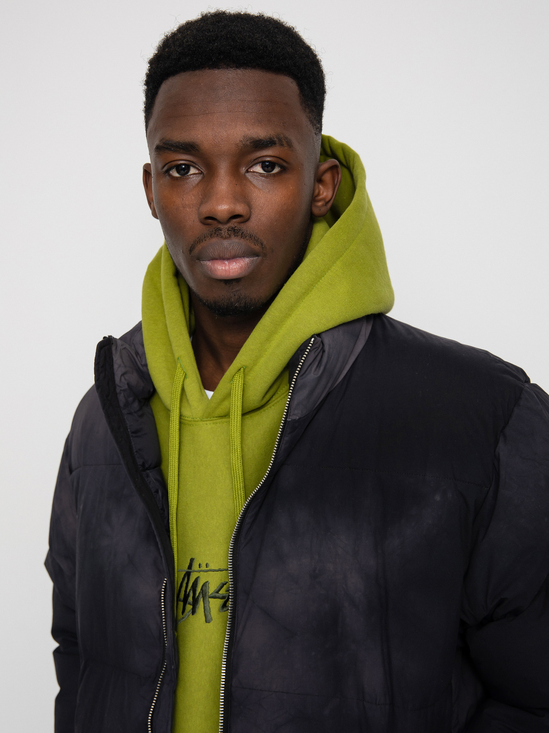 Geacă Stussy Recycled Nylon Down Puffer (vintage black)