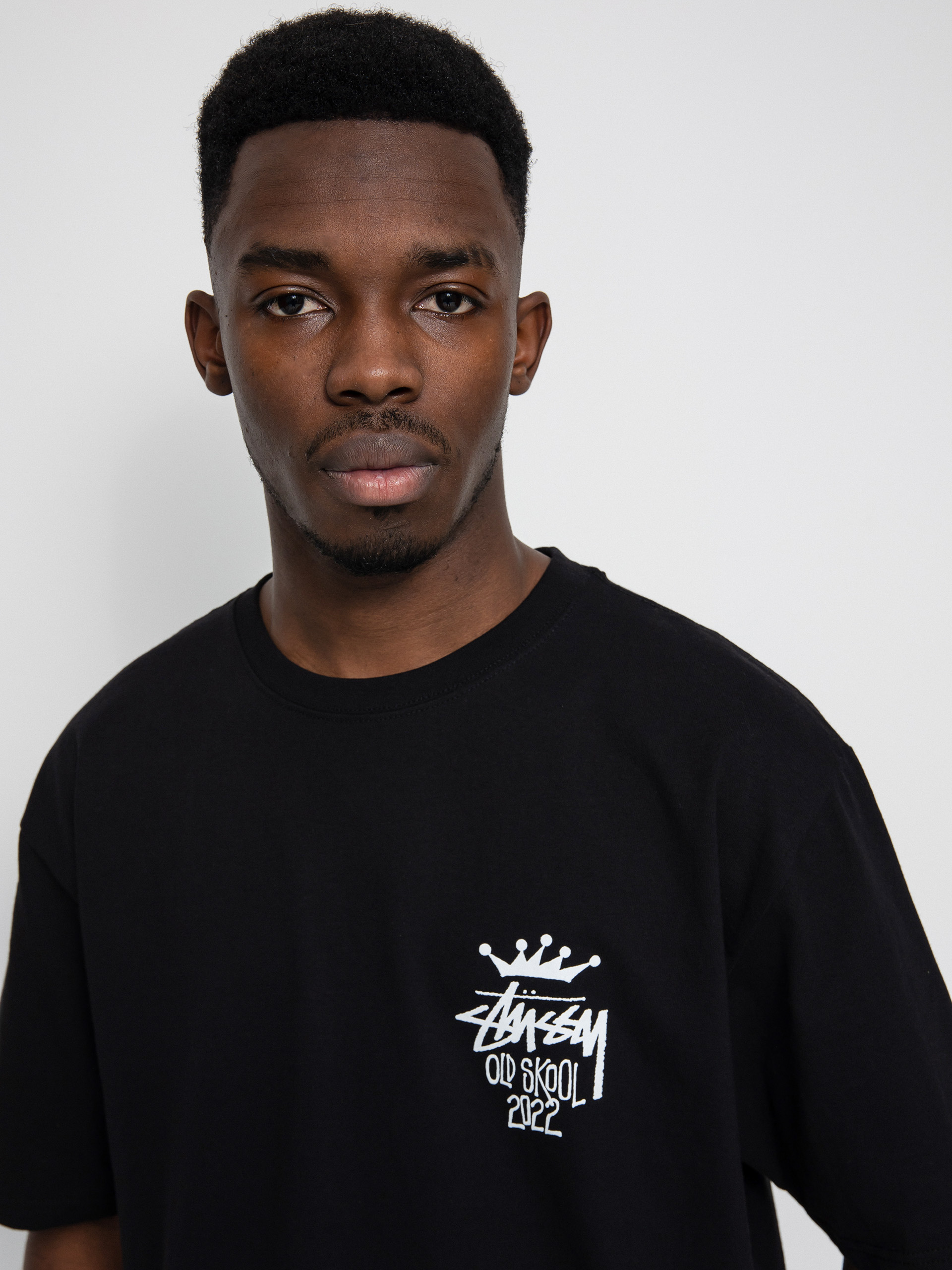 Tricou Stussy Old Skool 22 (black)