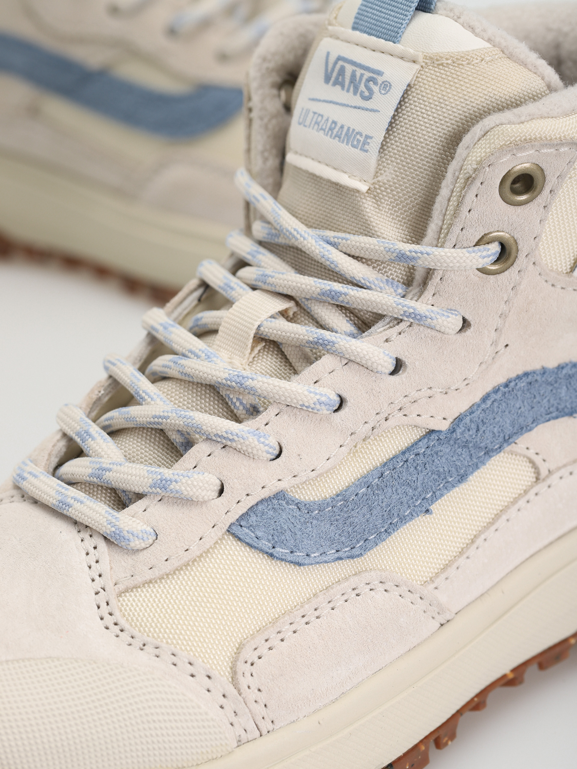 Pantofi Vans Ultrarange Exo Hi MTE 1 (vintage white/blue stripe)
