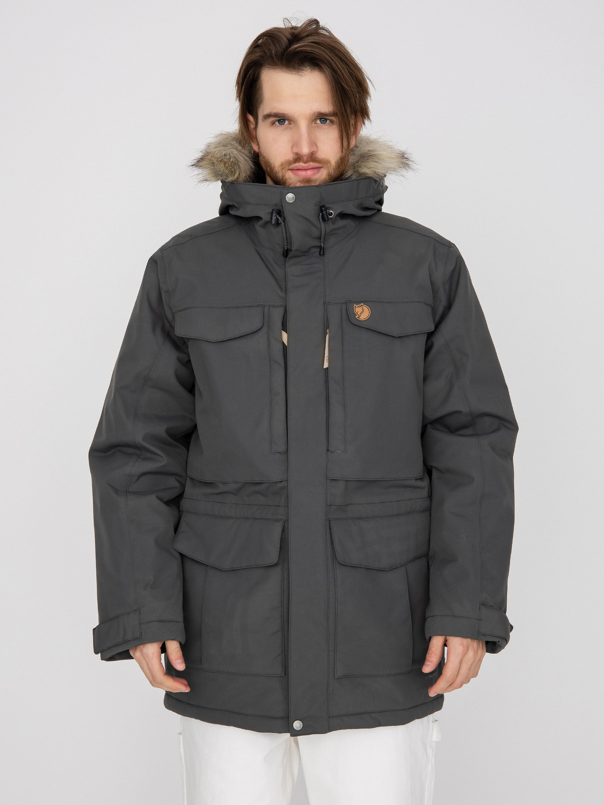 Geacă Fjallraven Nuuk Parka (basalt)