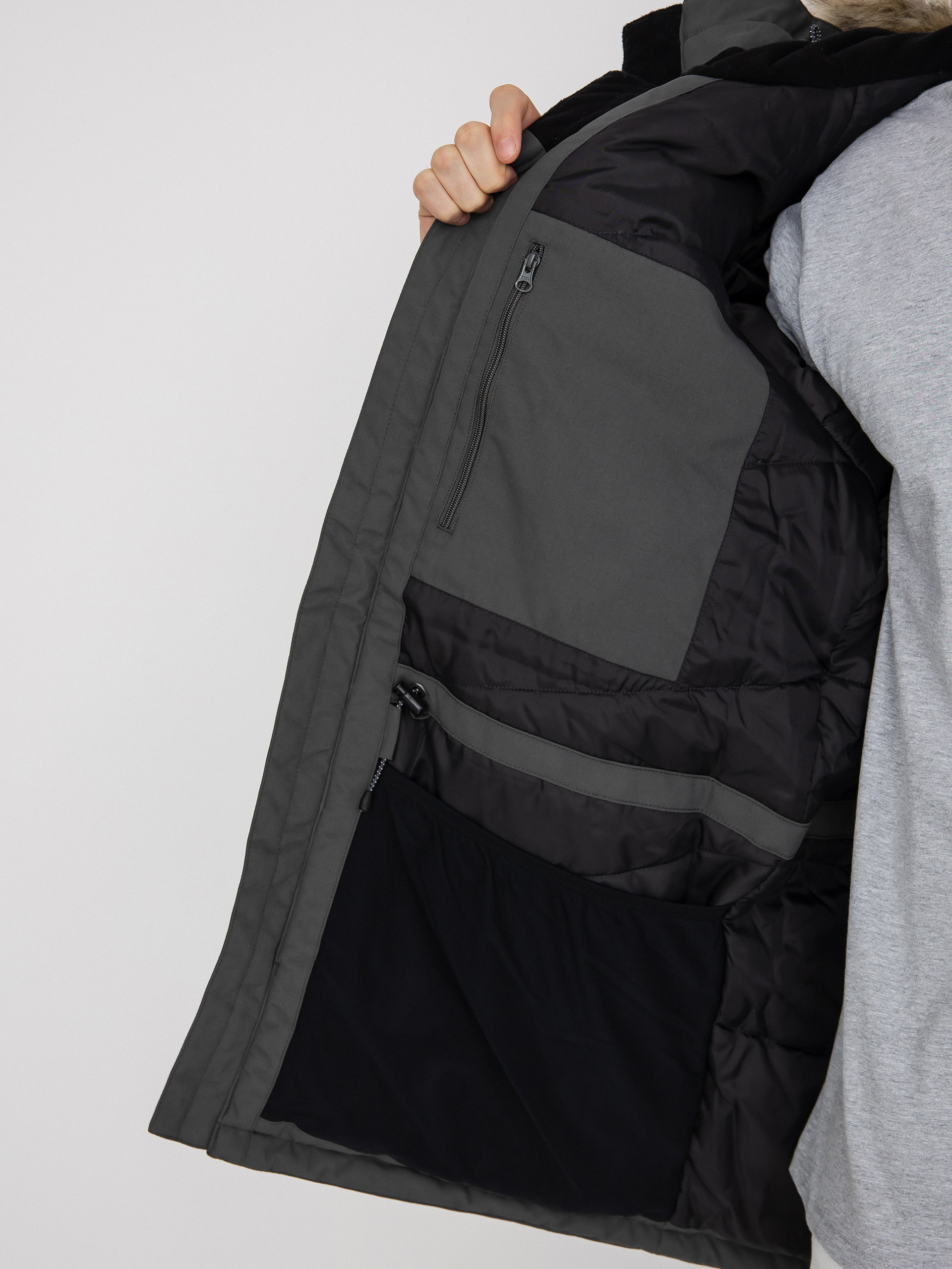 Geacă Fjallraven Nuuk Parka (basalt)