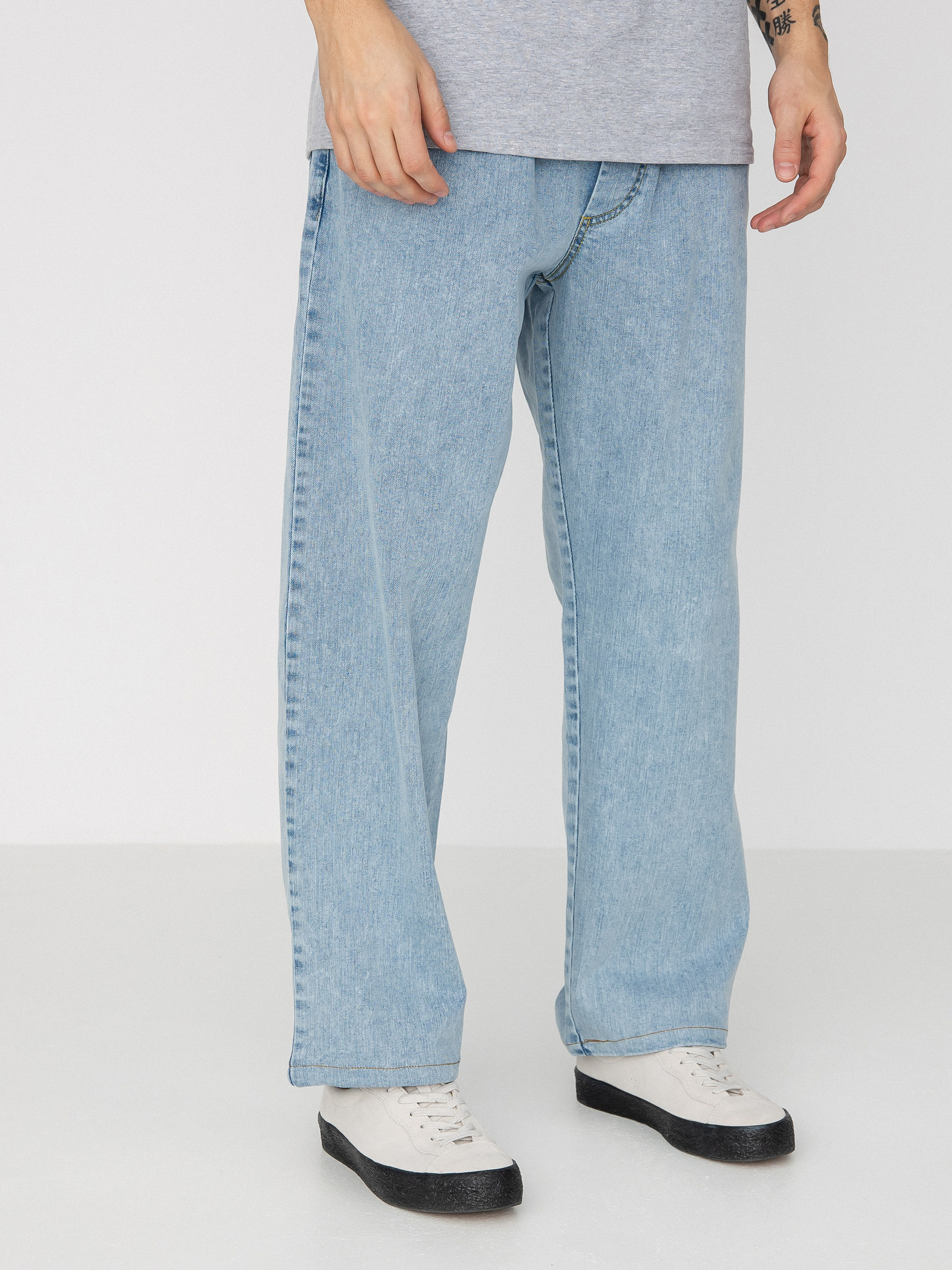 Pantaloni Malita Jeans Log Sl (elastic blue)