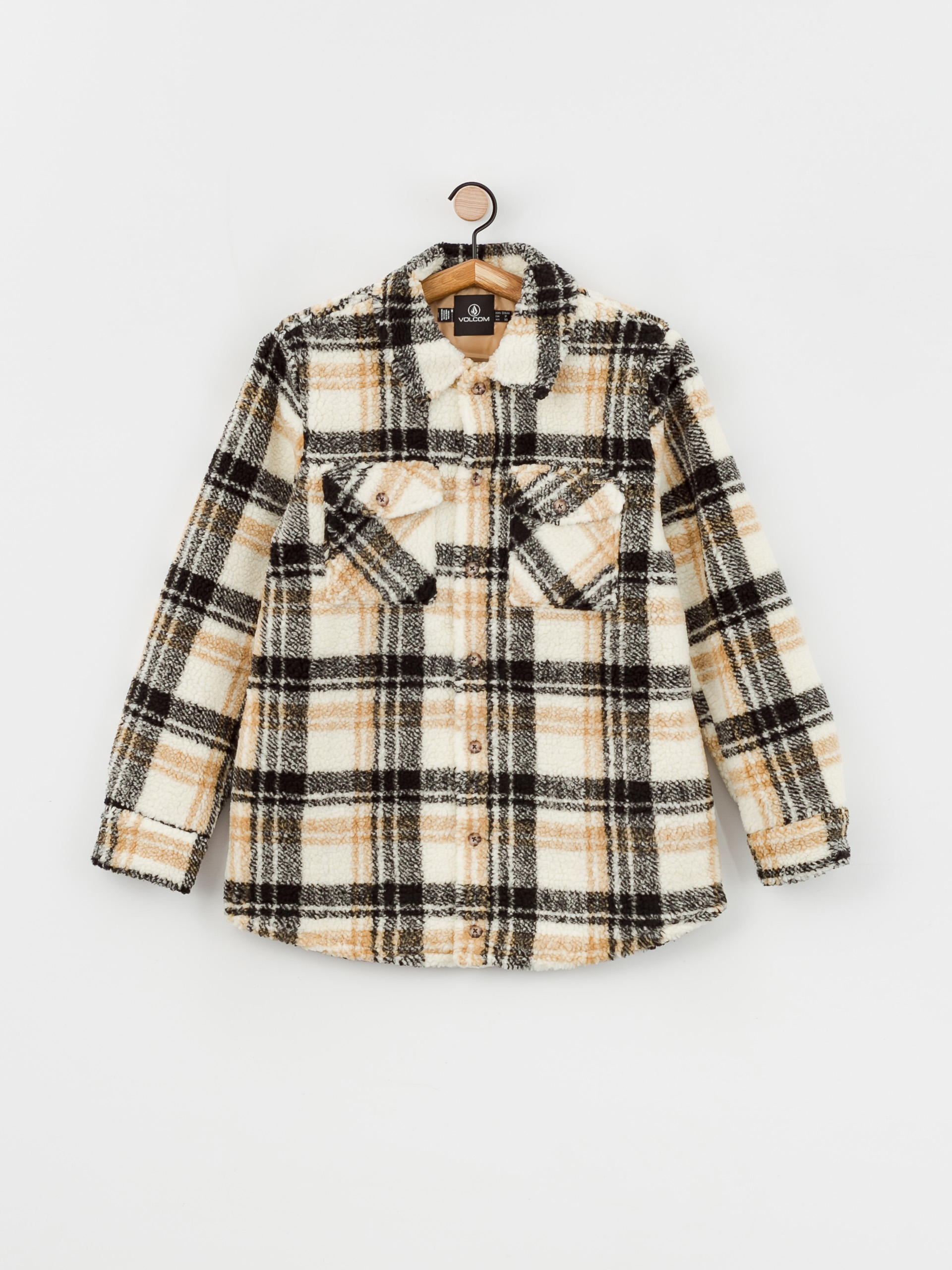 Geacă Volcom Silent Sherpa Wmn (hazelnut)