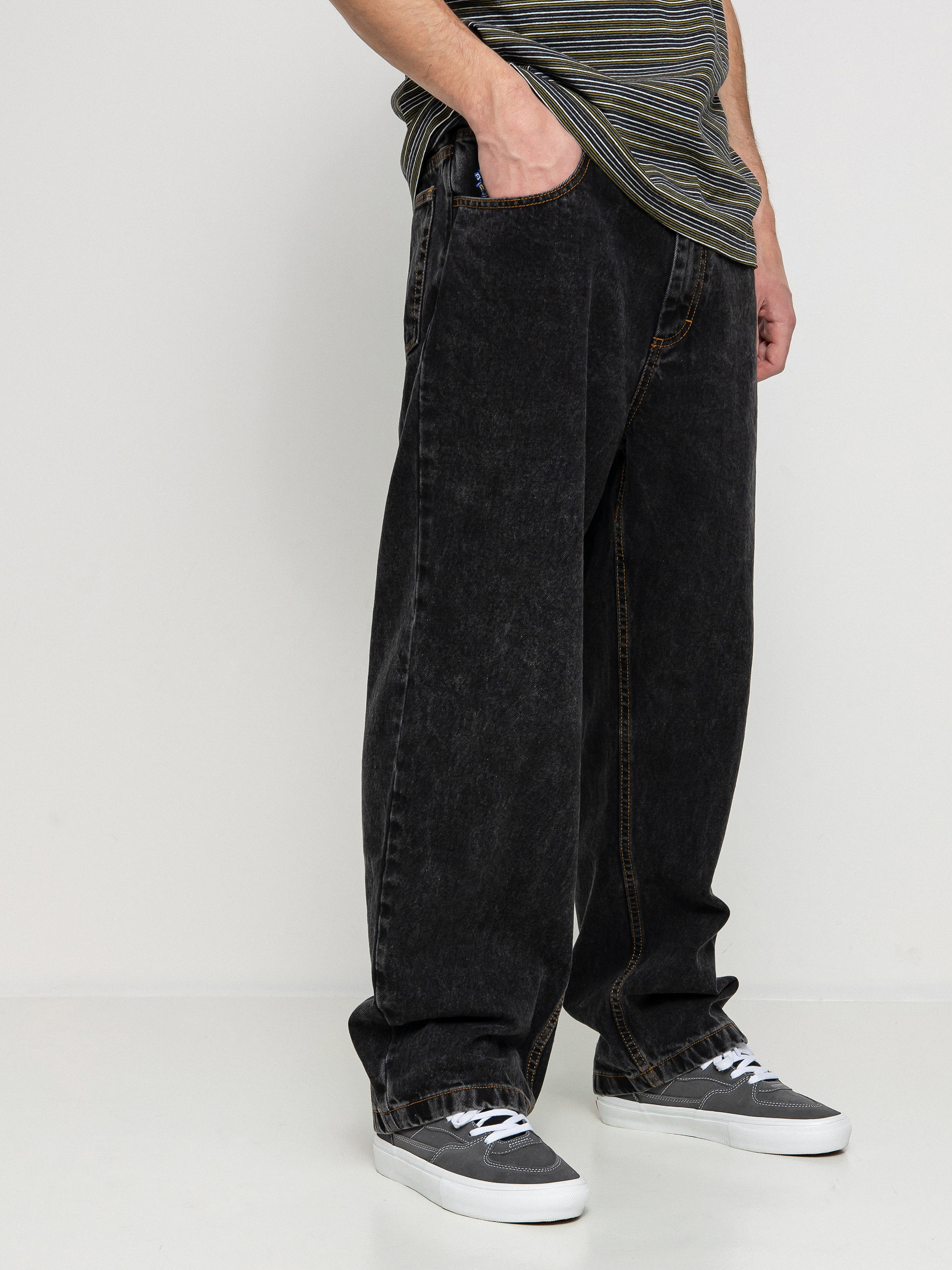 Pantaloni Polar Skate 93 Denim (washed black)