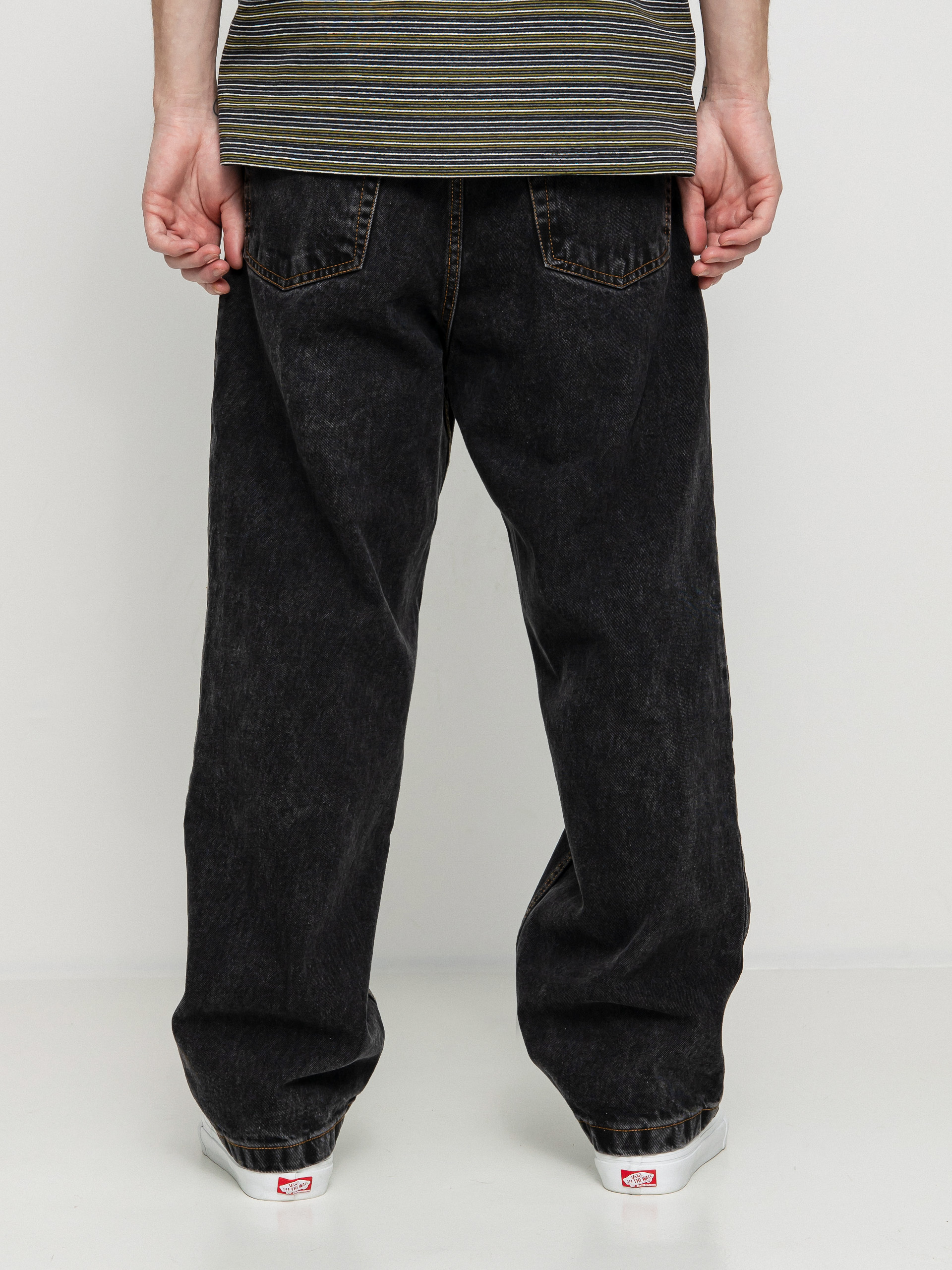 Pantaloni Polar Skate 93 Denim (washed black)