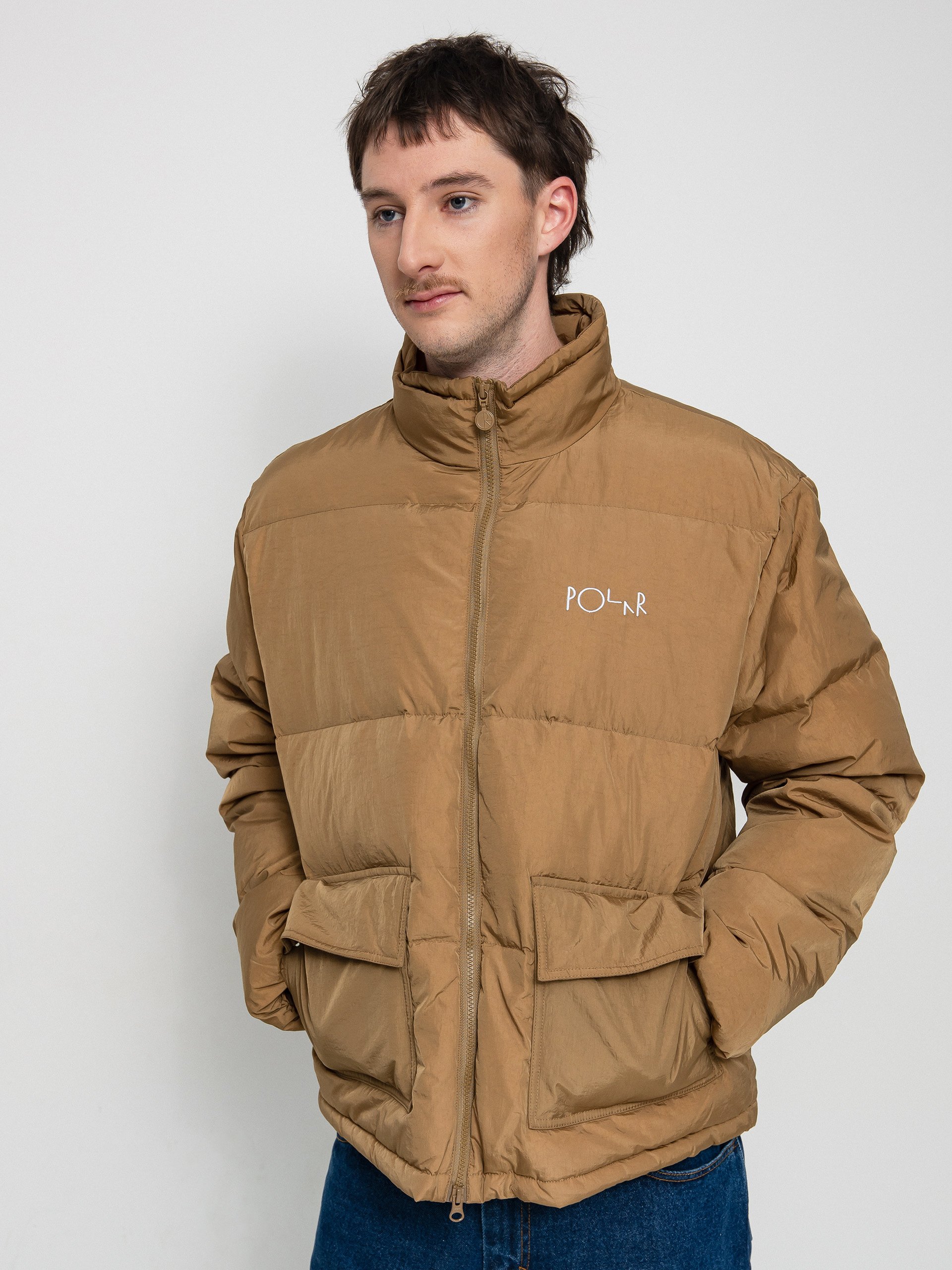 Geacă Polar Skate Pocket Puffer (antique gold)