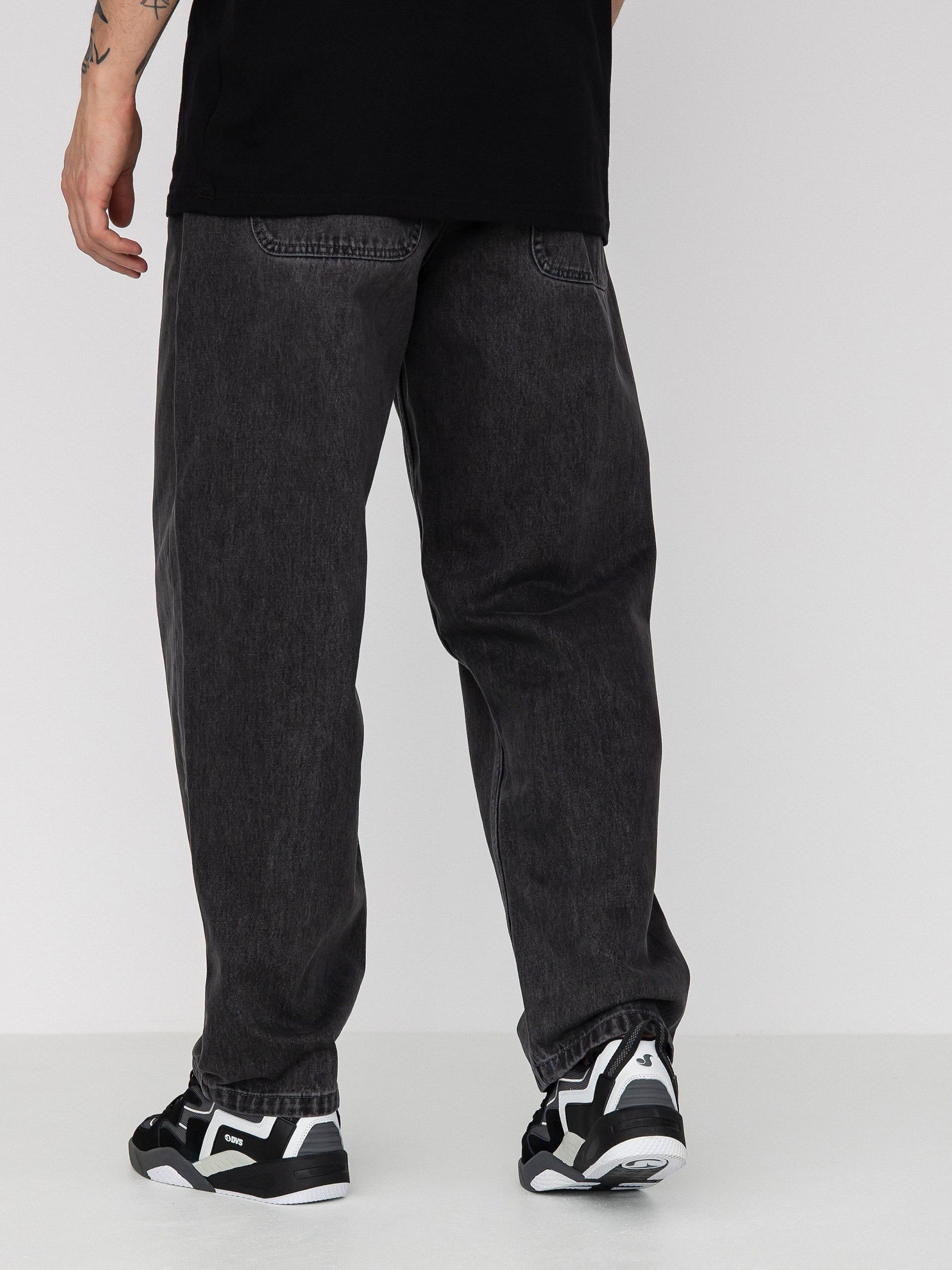 Pantaloni MassDnm Craft Jeans Baggy Fit (black washed)