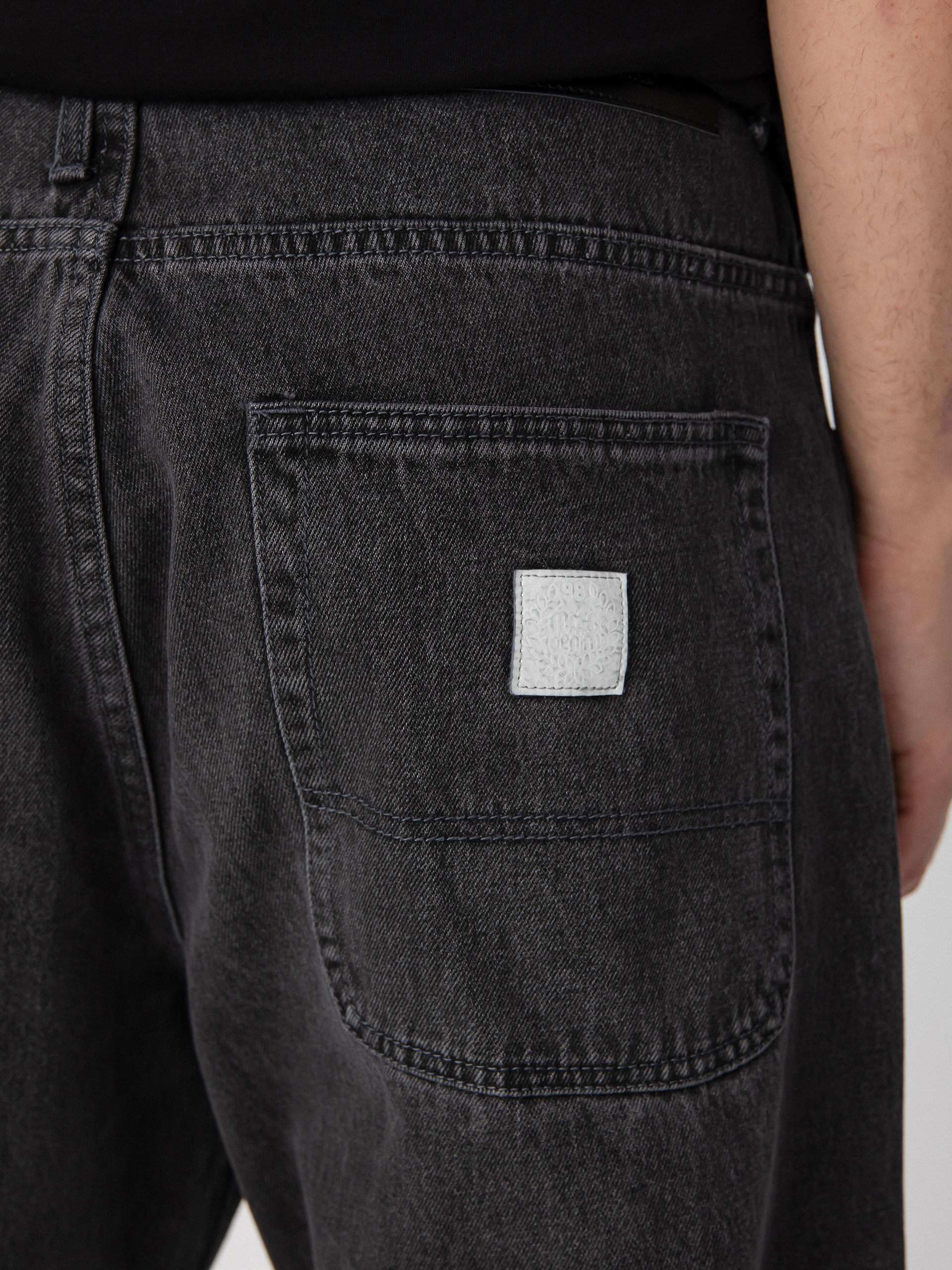 Pantaloni MassDnm Craft Jeans Baggy Fit (black washed)