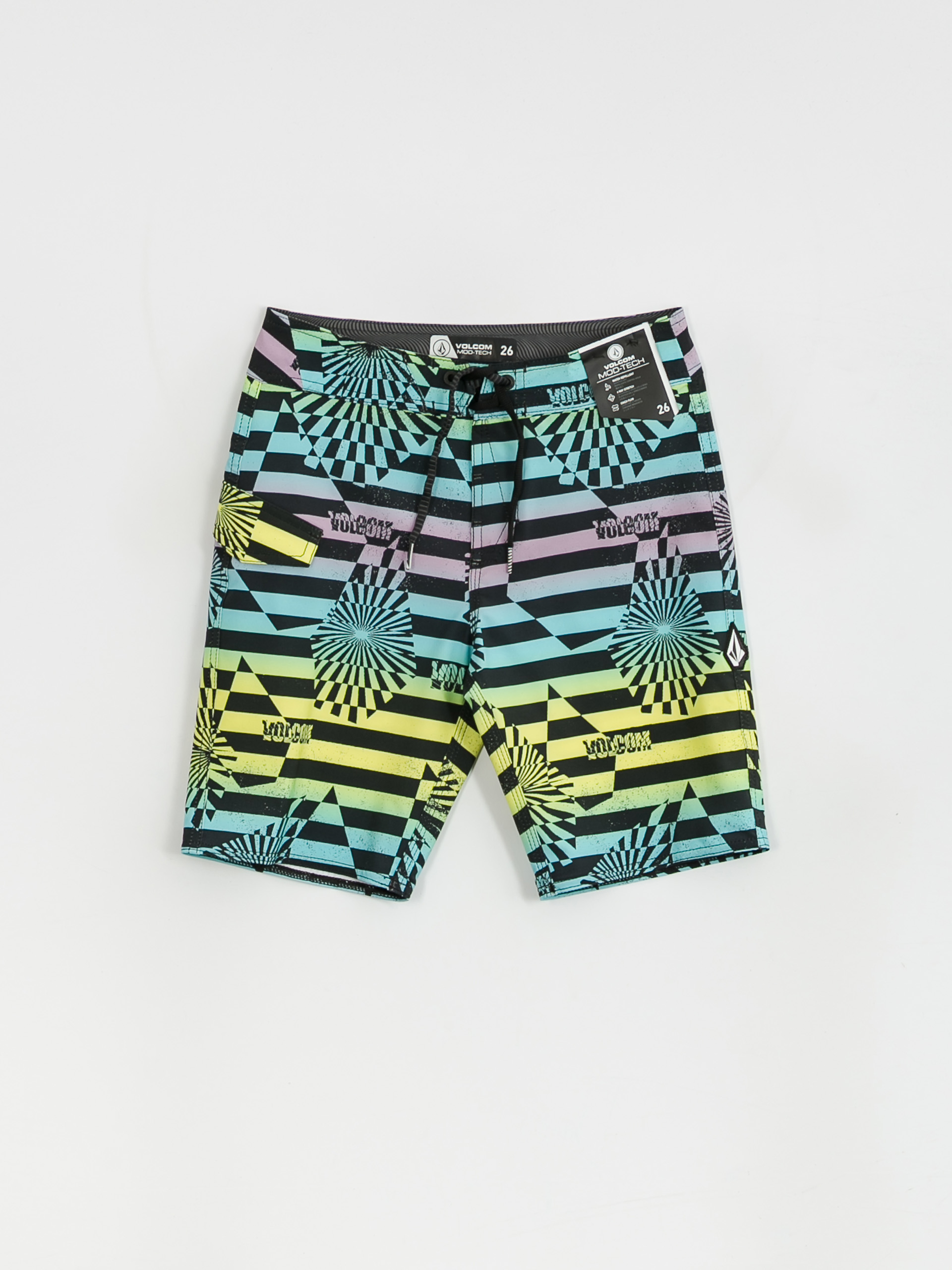 Șort pentru plajă Volcom Mod Stone Stripe JR (antigua sand)