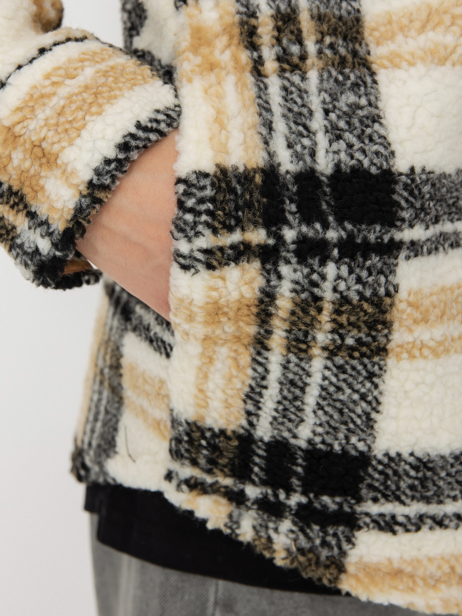 Geacă Volcom Silent Sherpa Wmn (hazelnut)