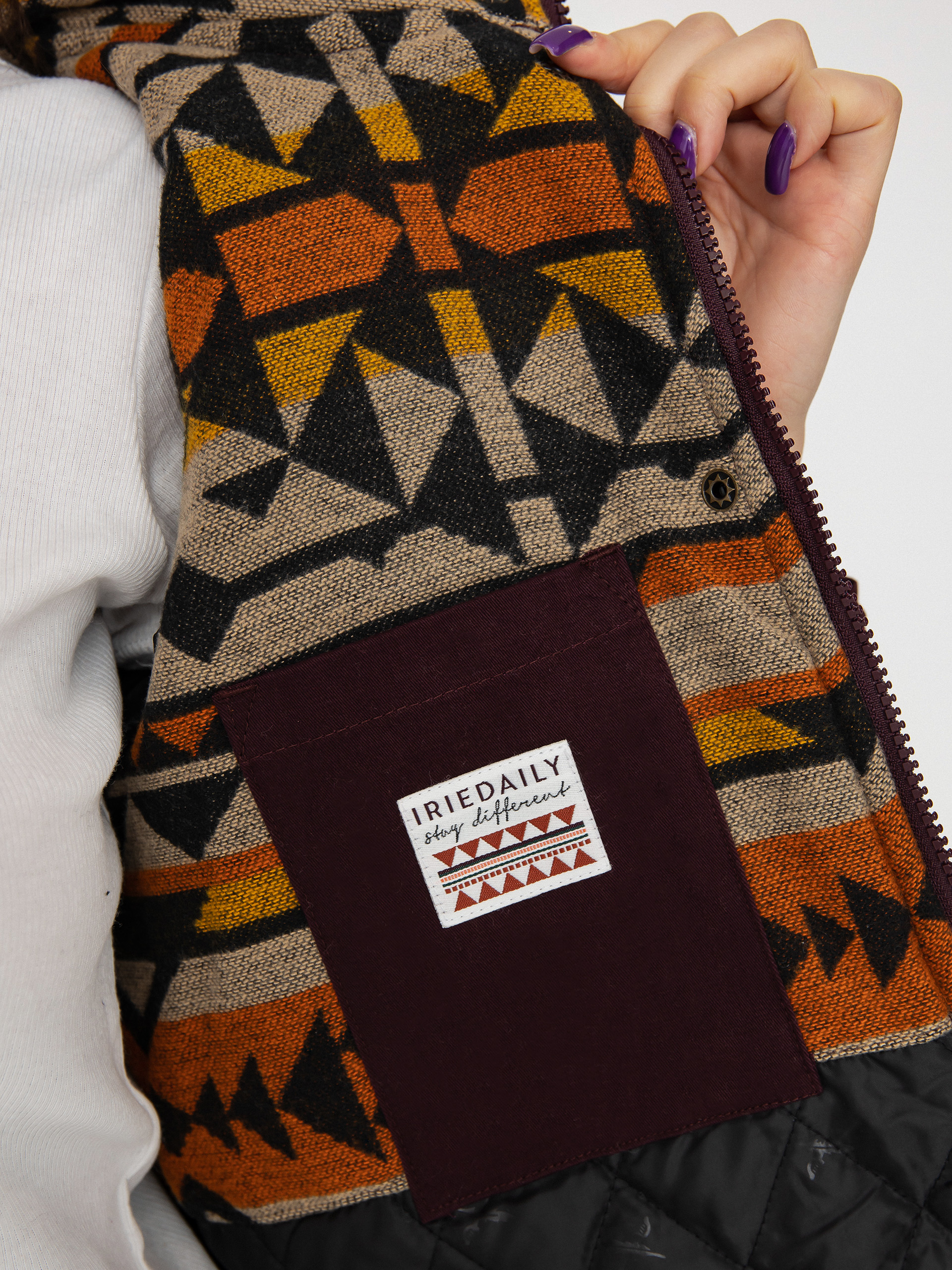 Geacă Iriedaily Koerte Sherpa Parka Wmn (nightfall)