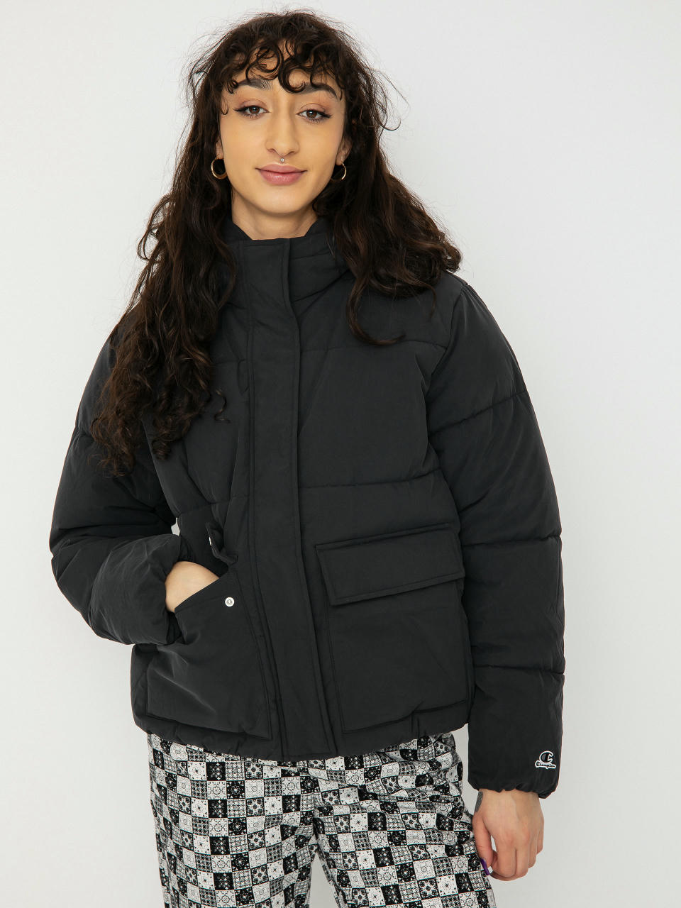 Geacă Champion Hooded Jacket 115758 Wmn (nbk)