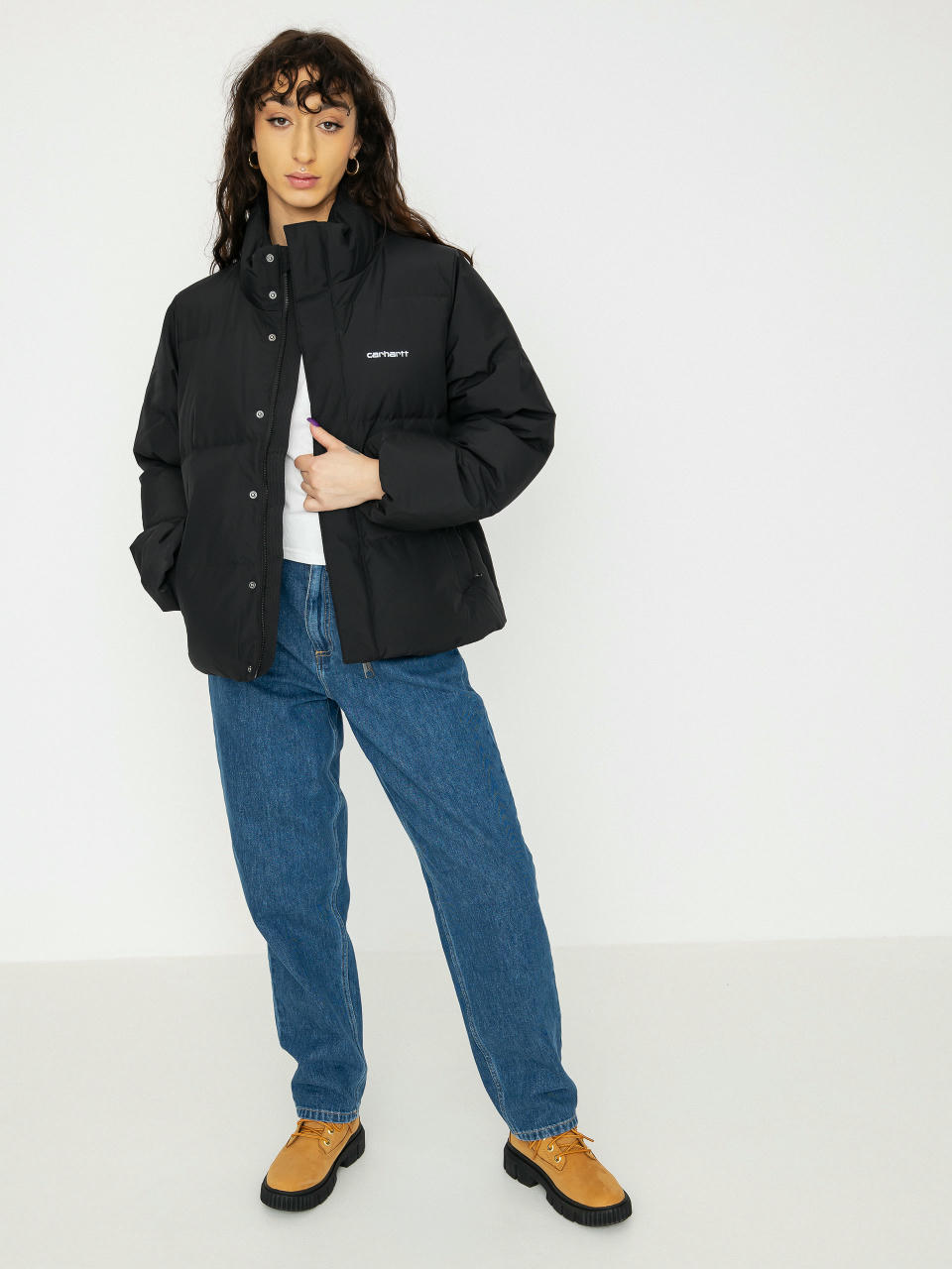 Geacă Carhartt WIP Yanie Wmn (black/white)