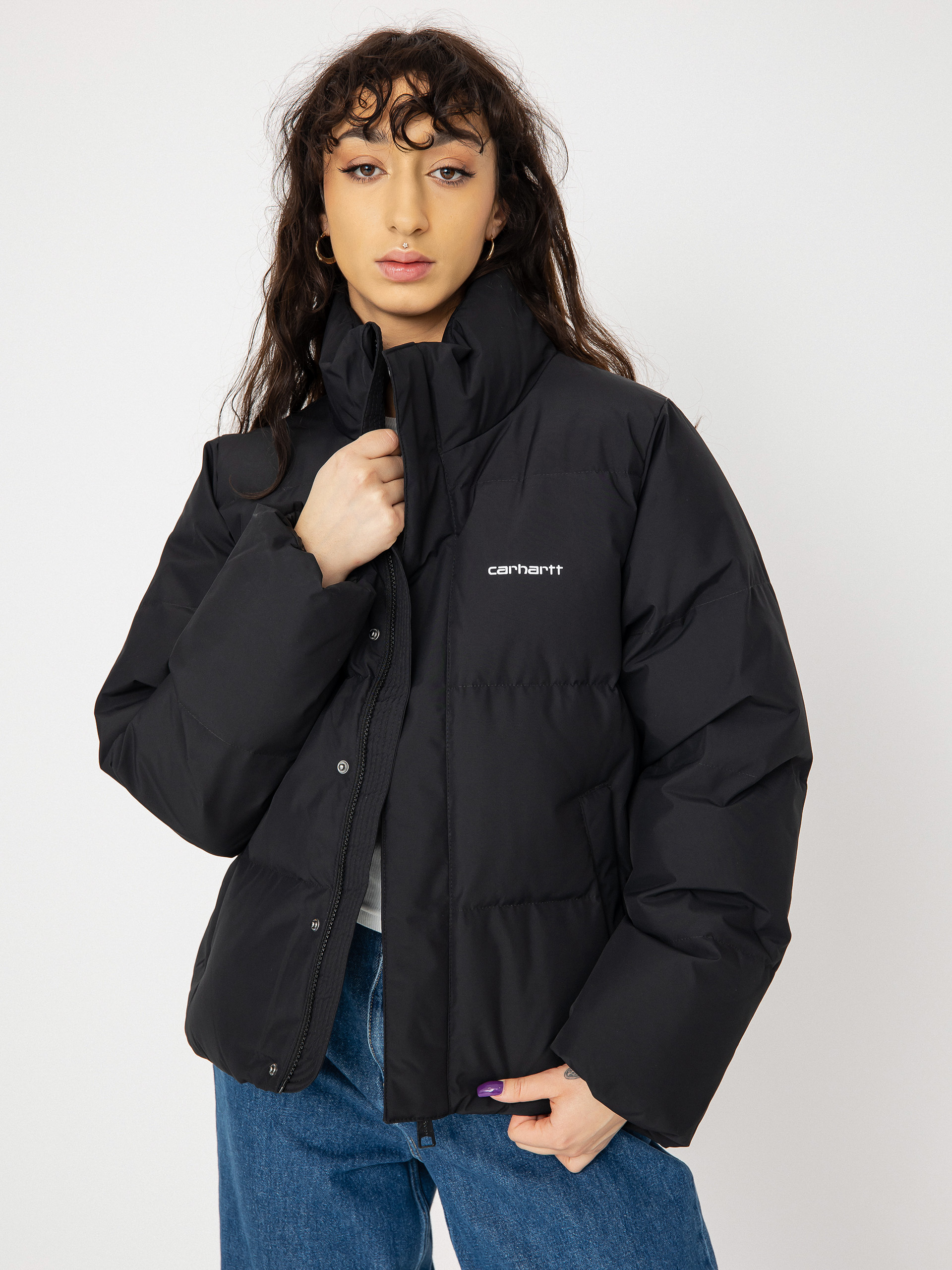 Geacă Carhartt WIP Yanie Wmn (black/white)