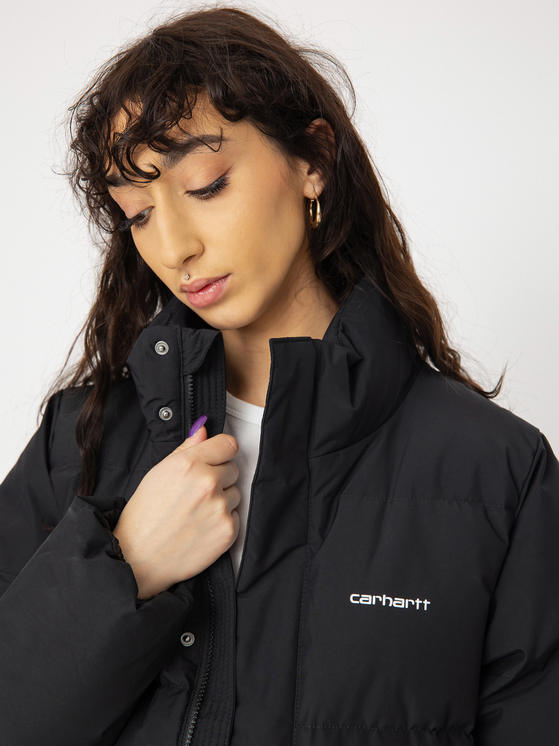 Geacă Carhartt WIP Yanie Wmn (black/white)