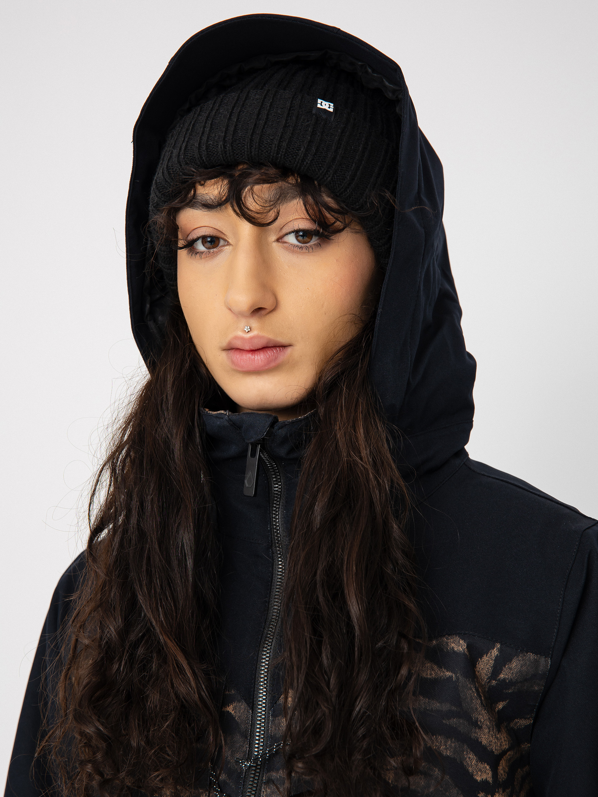 Pentru femei Geacă de snowboard Volcom Shelter 3D Stretch (tiger print)